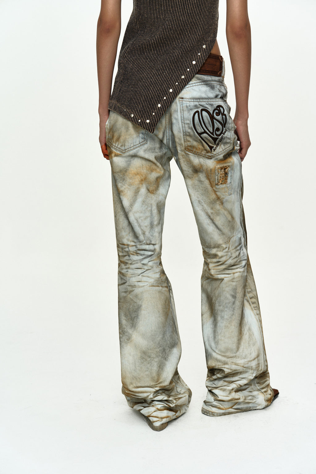 Andersson Bell - Spray Bootscut Jeans (Sky Blue) product image 6 | TRAB K-Fashion Australia