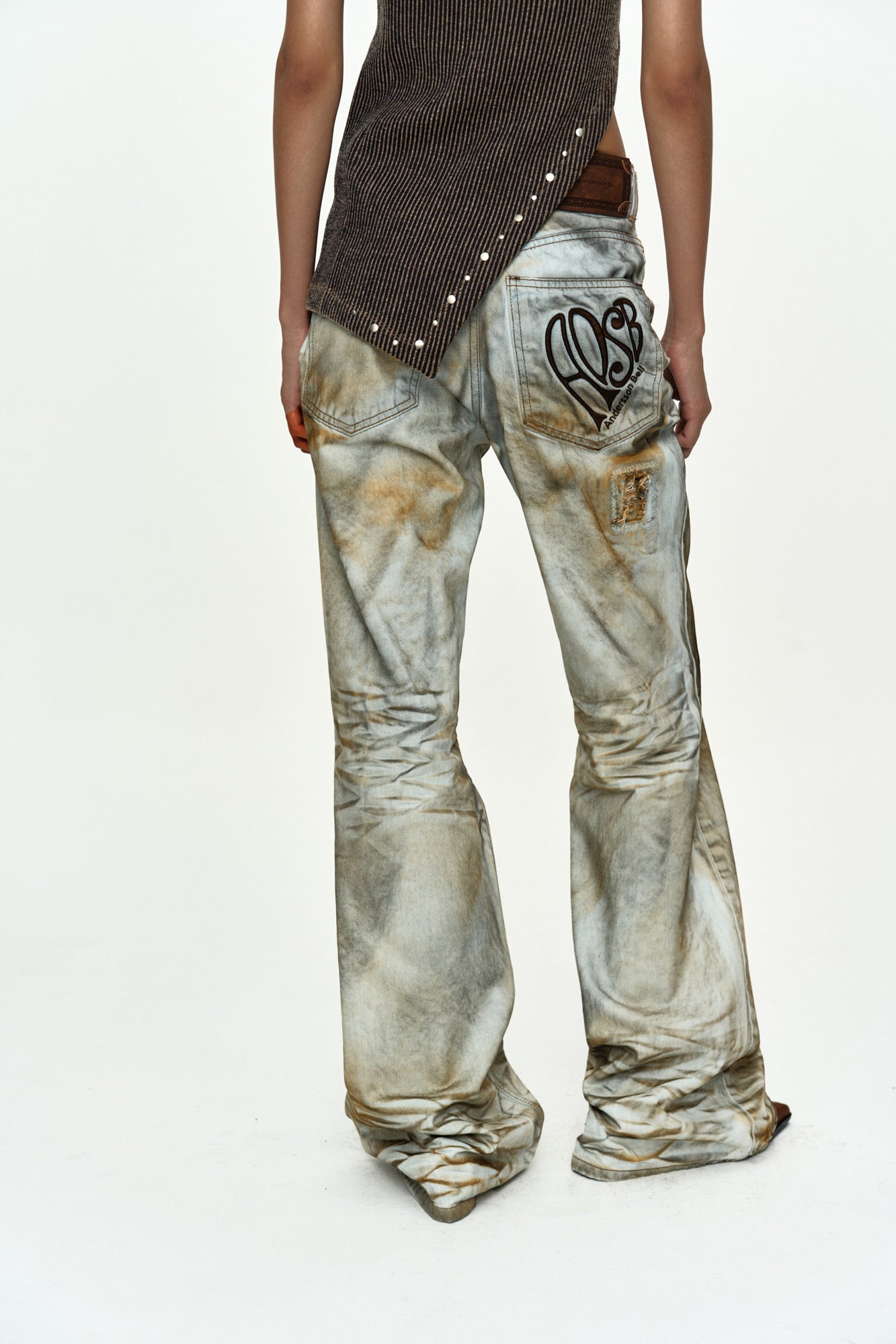 Andersson Bell - Spray Bootscut Jeans (Sky Blue) product image 6 | TRAB K-Fashion Australia