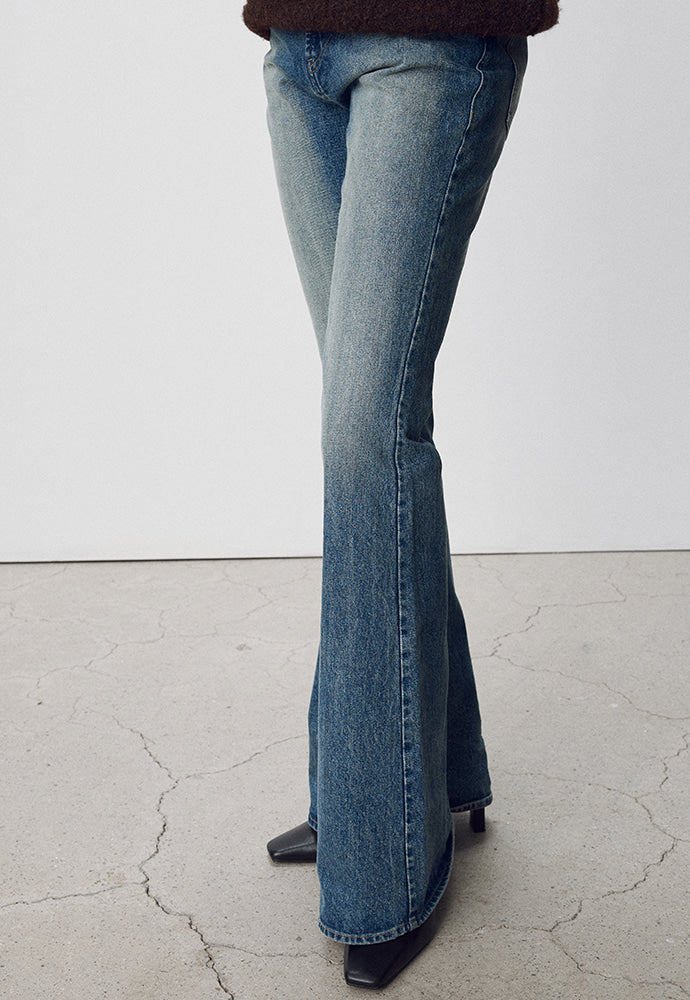 Tonywack - Bootcut Denim Pants (Washed Blue) product image 5 | TRAB K-Fashion Australia