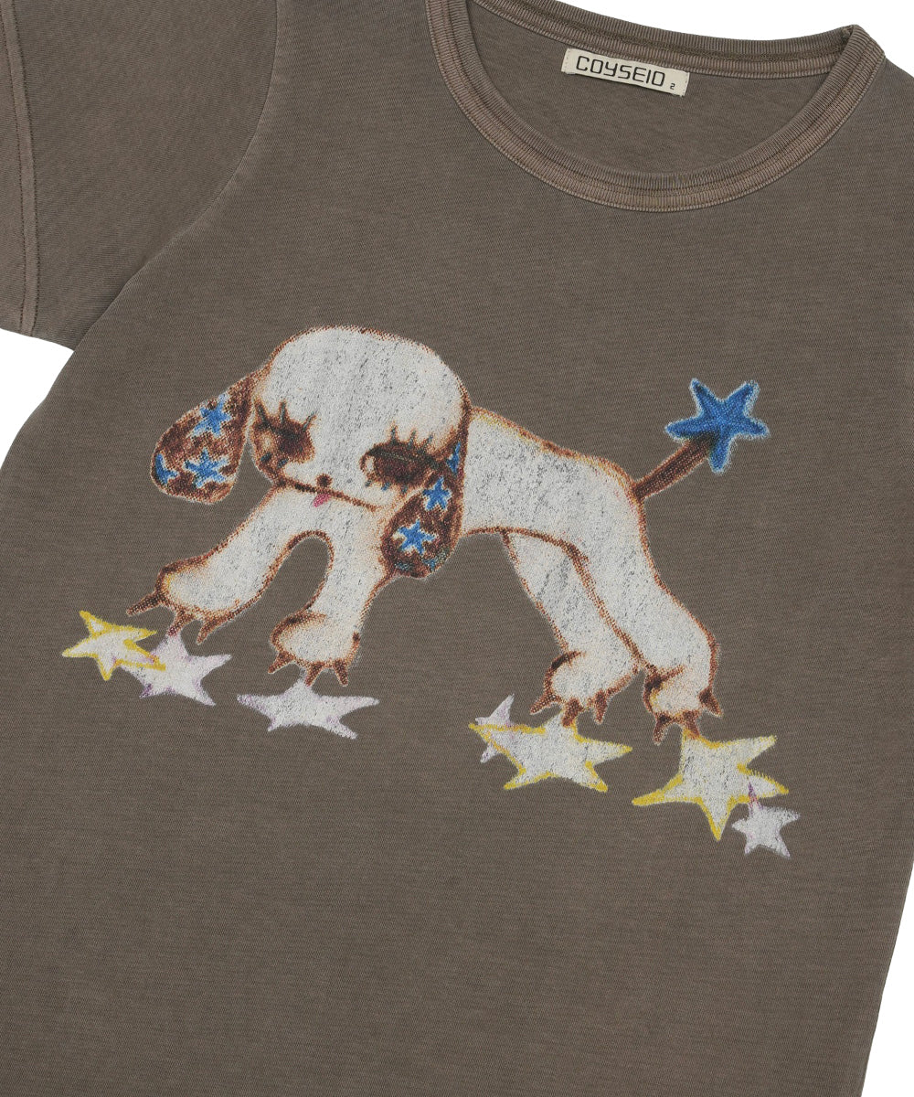 Coyseio - Vintage Puppy T-Shirt (Ash Brown) product image 16 | TRAB K-Fashion Australia