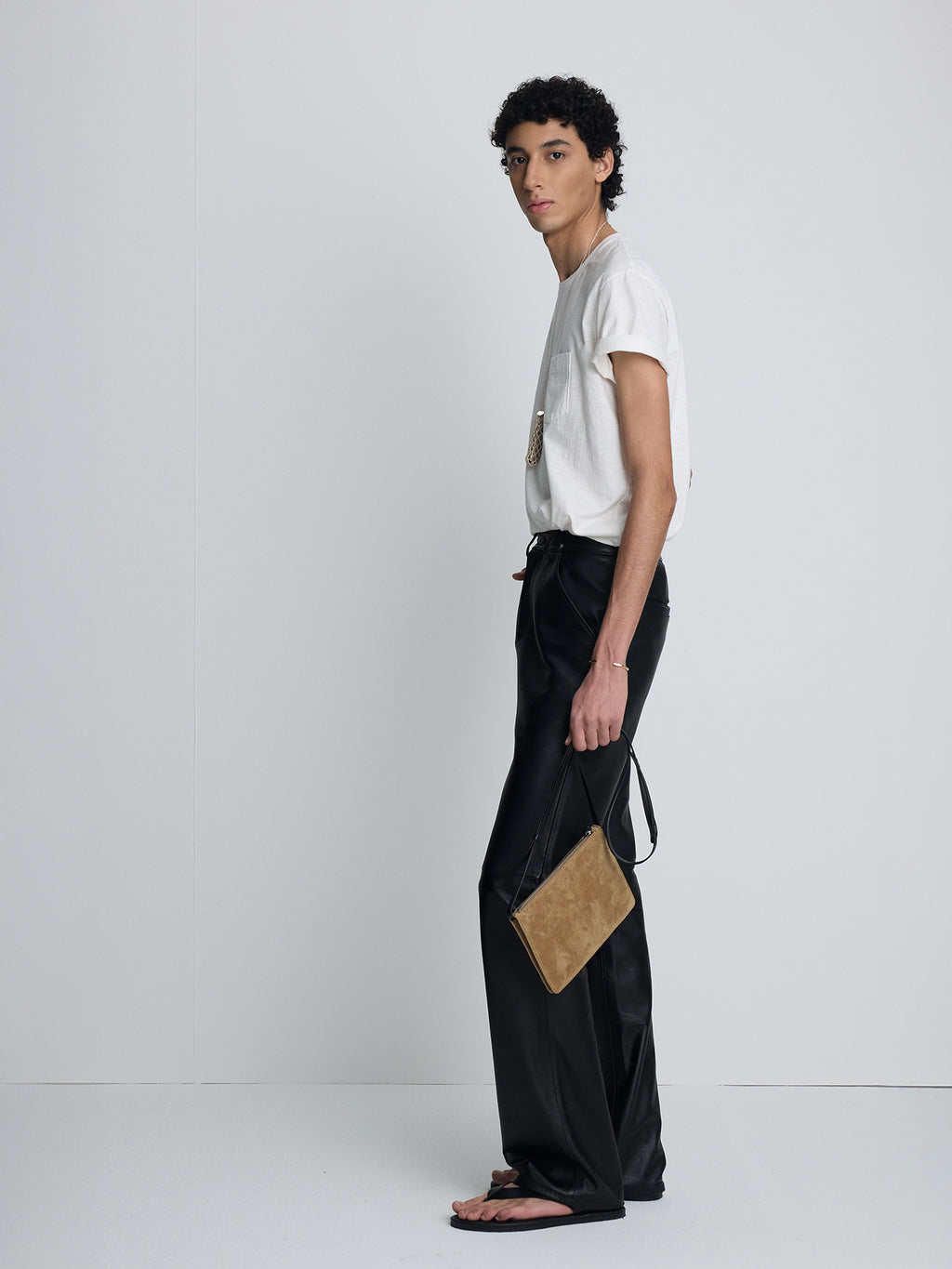 Tonywack - Soft Slub Jersey Pocket T-Shirt (Off White) product image 3 | TRAB K-Fashion Australia