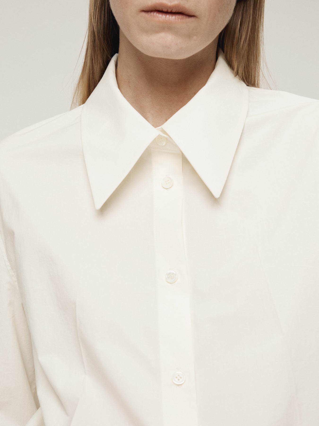 Recto - Pleats Cuffs Point Shirt (Cream) product image 8 | TRAB K-Fashion Australia