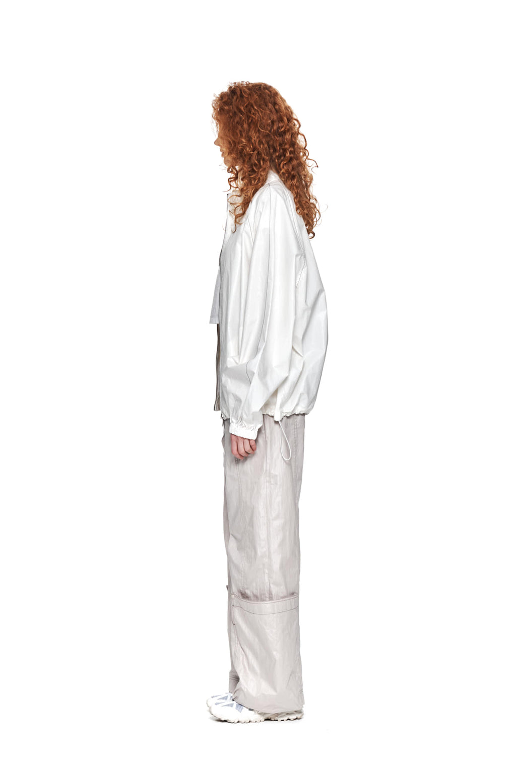 Matin Kim - Matin Kim Logo Coating Jumper (Ivory) product image 6 | TRAB K-Fashion Australia
