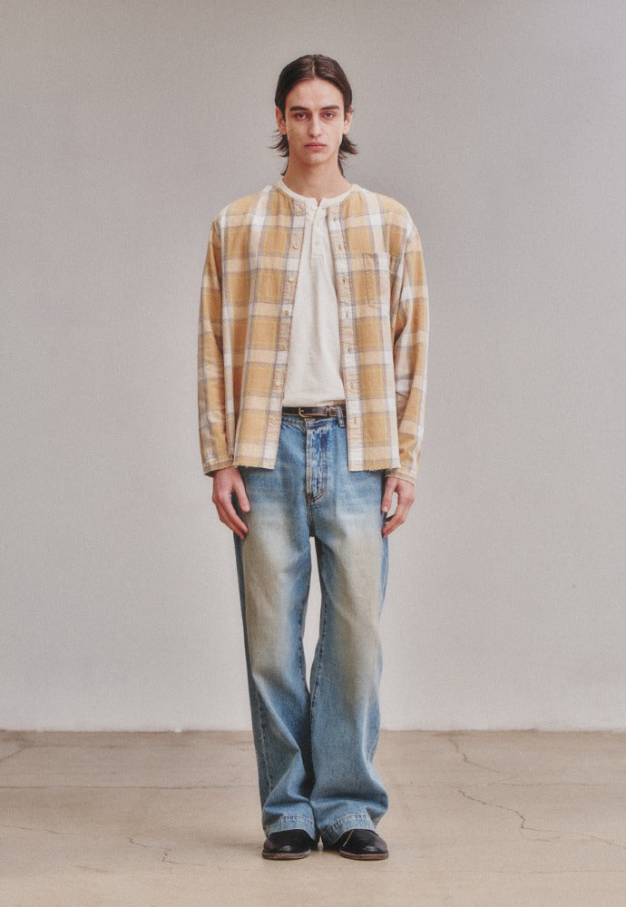 Art if acts - Vintage Wide Denim Pants (Washed Blue) product image 1 | TRAB K-Fashion Australia
