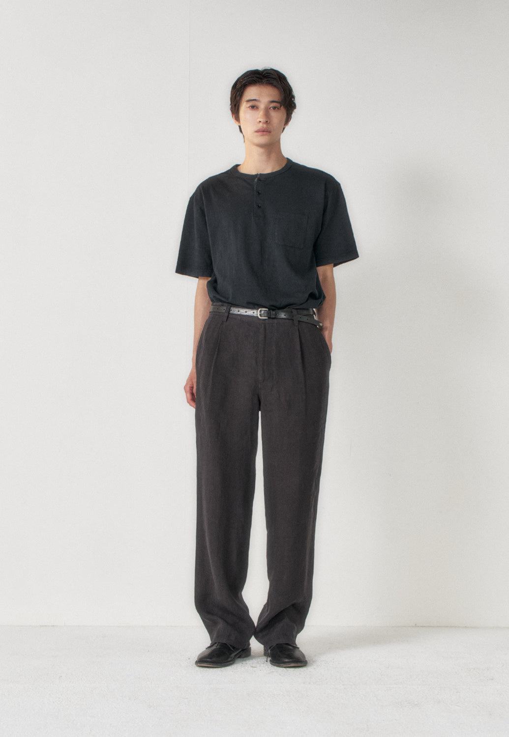 Art if acts - Henley S/S Tee (Faded Black) product image 3 | TRAB K-Fashion Australia