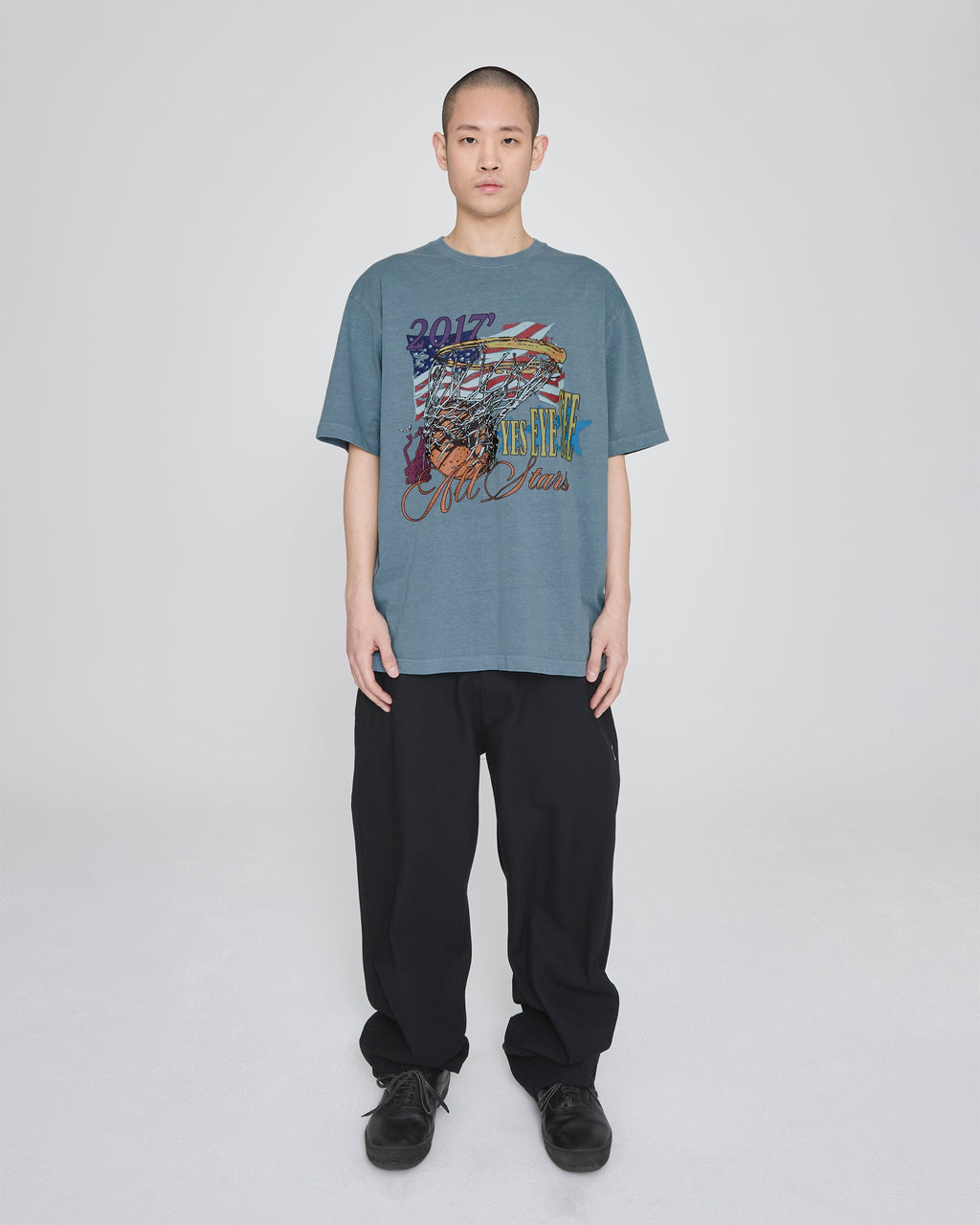 yeseyesee - Y.E.S Goal In Tee (Blue) product image 7 | TRAB K-Fashion Australia