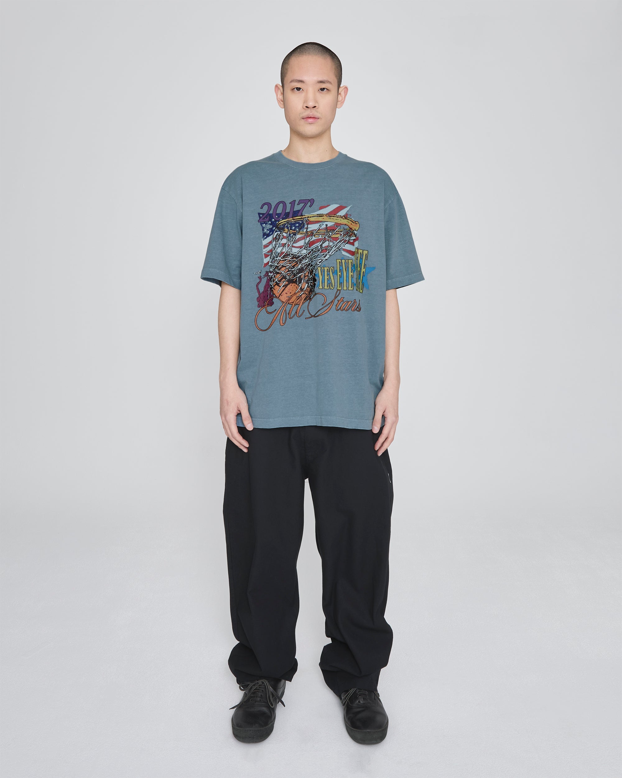 yeseyesee - Y.E.S Goal In Tee (Blue) product image 7 | TRAB K-Fashion Australia