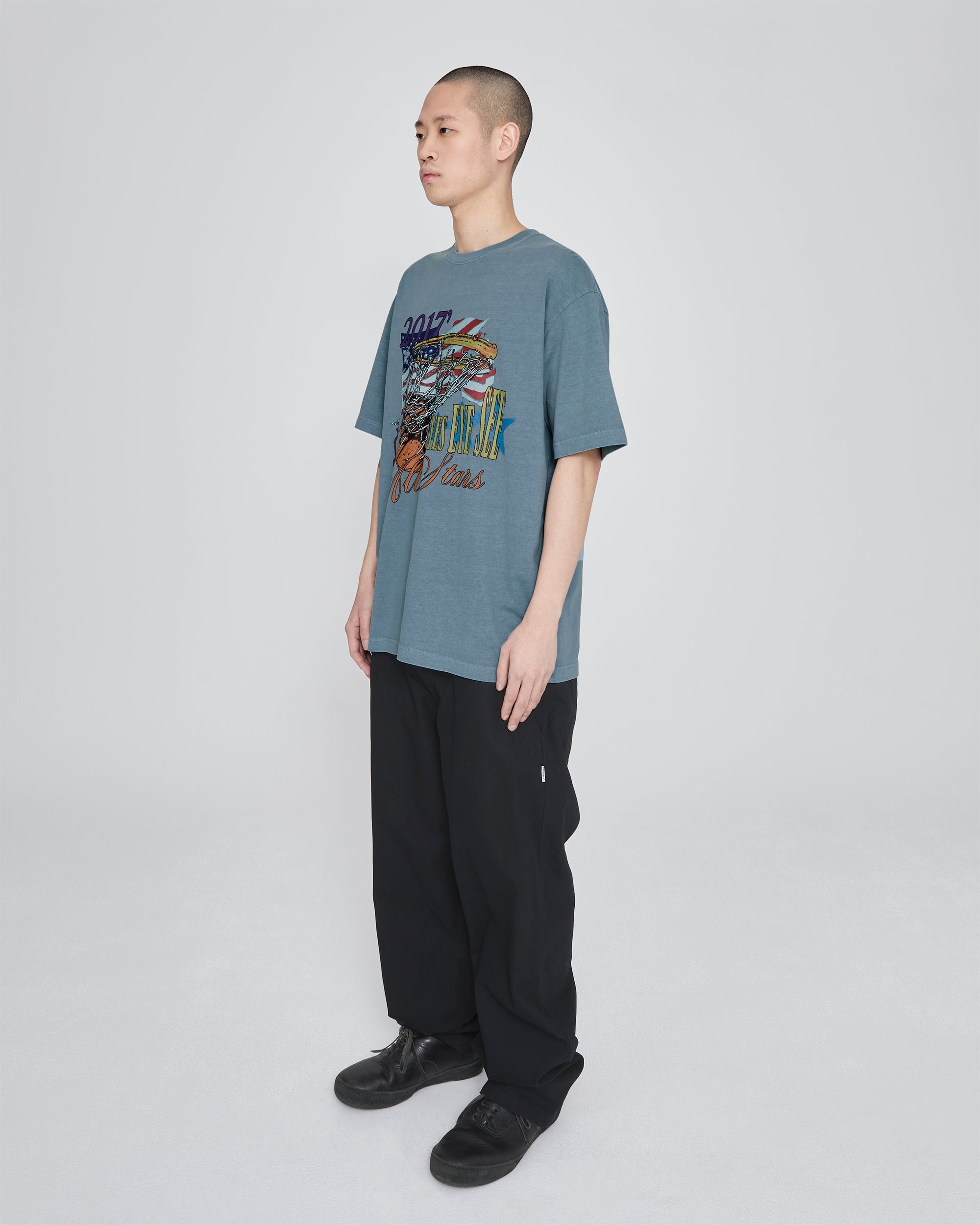 yeseyesee - Y.E.S Goal In Tee (Blue) product image 8 | TRAB K-Fashion Australia