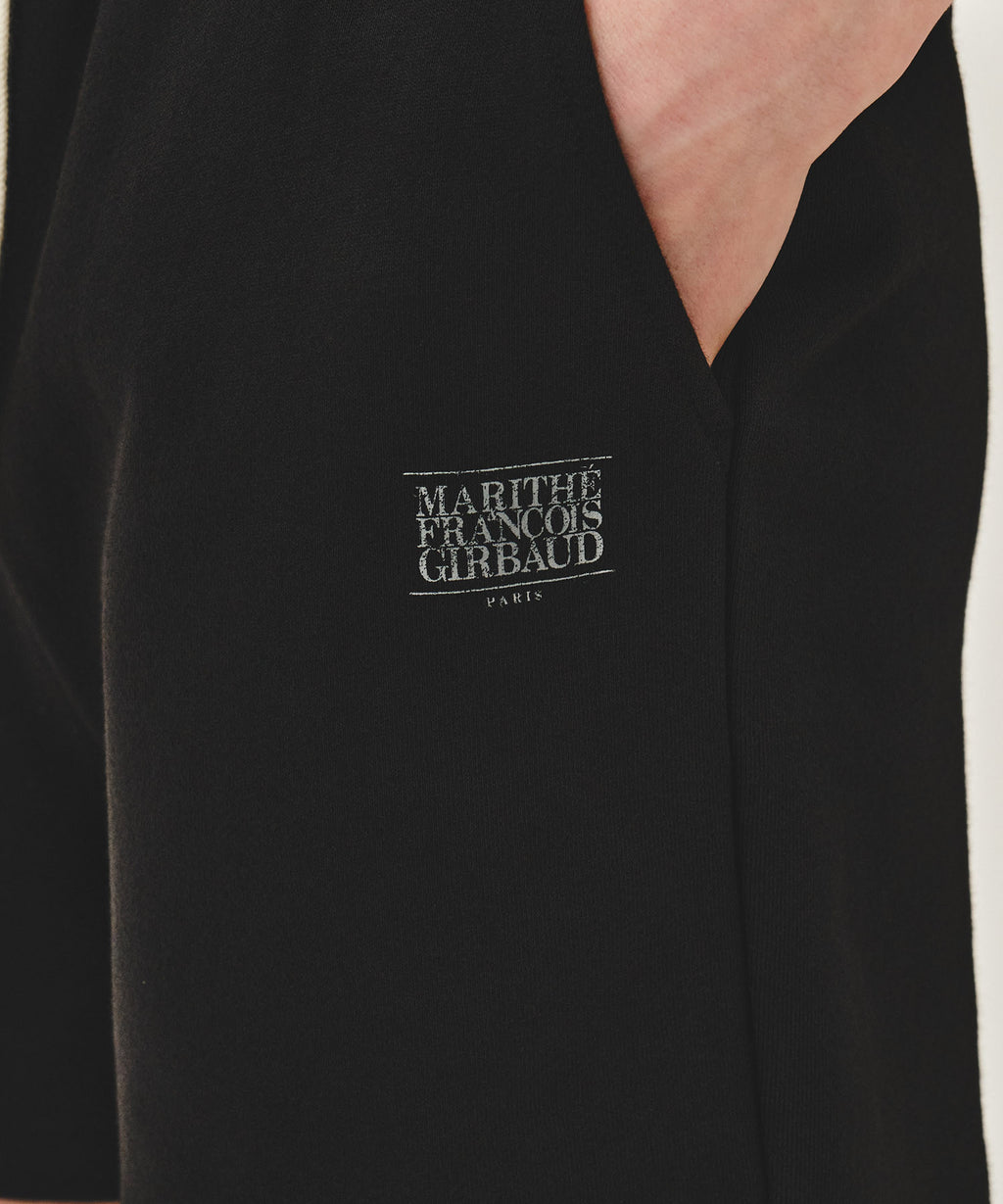 Marithe & Francois Girbaud - Vintage Classic Logo Sweat Shorts (Black) product image 2 | TRAB K-Fashion Australia