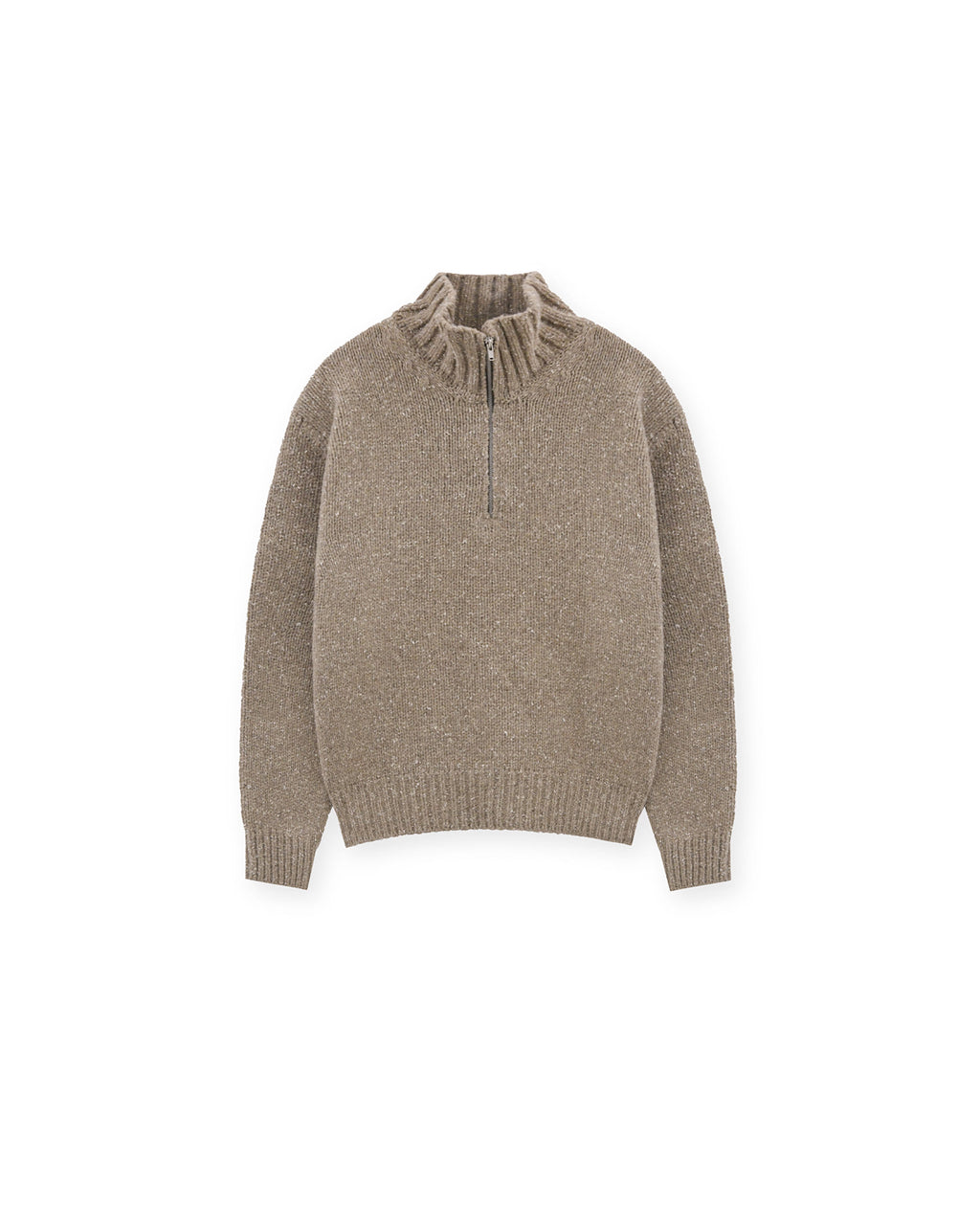 Brownyard - Quarter Zip Up Sweater (Beige) product image 4 | TRAB K-Fashion Australia