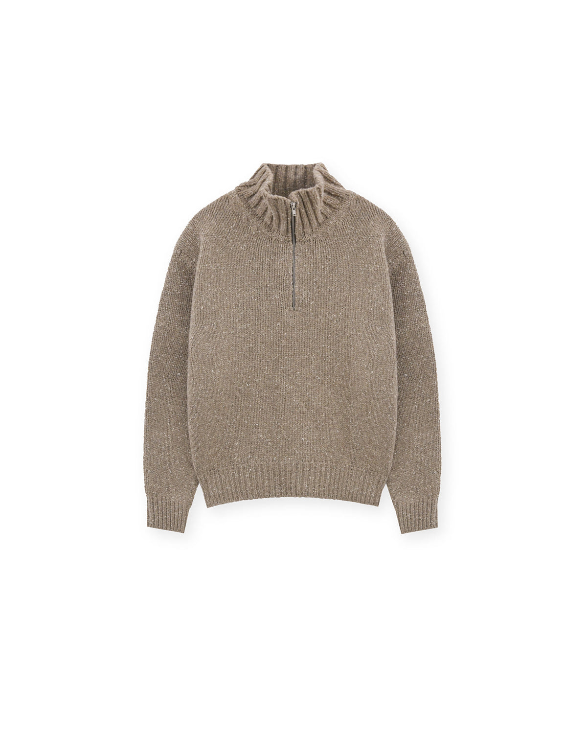 Brownyard - Quarter Zip Up Sweater (Beige) product image 4 | TRAB K-Fashion Australia