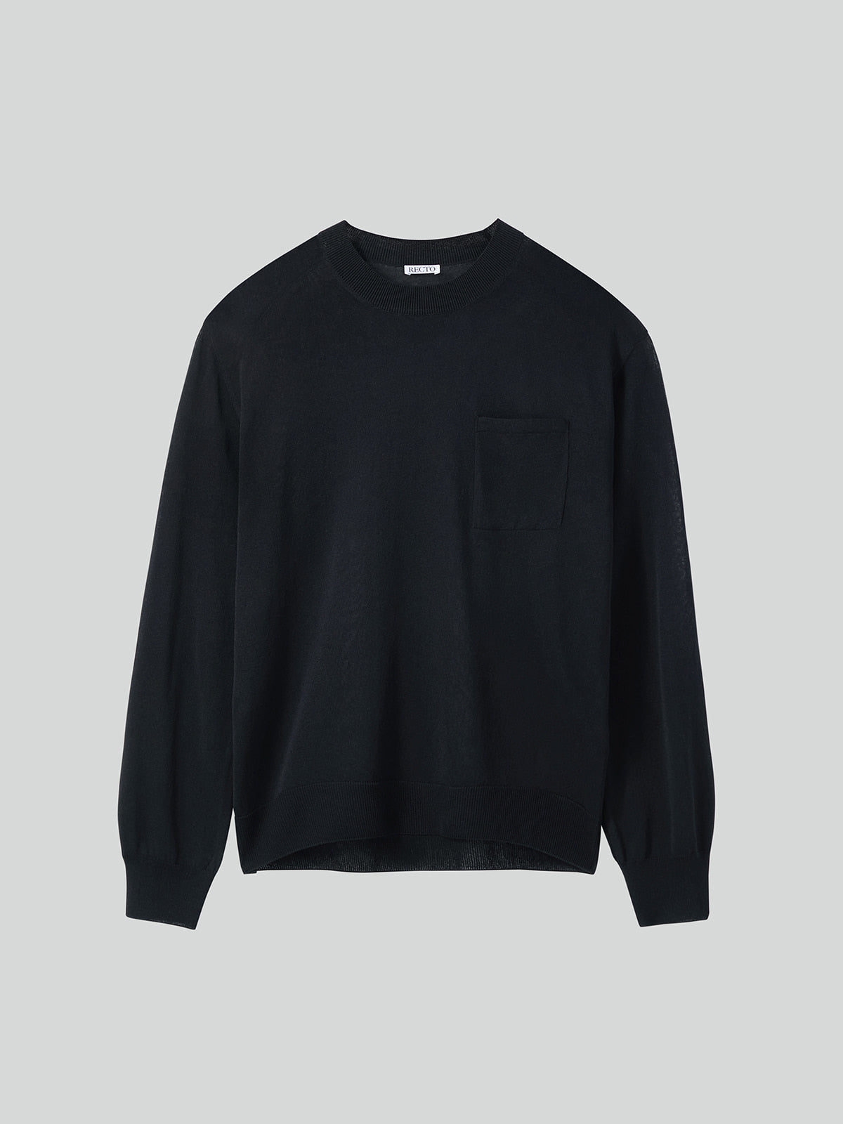 Recto - Loose Fit Knit Top (Black) product image 5 | TRAB K-Fashion Australia