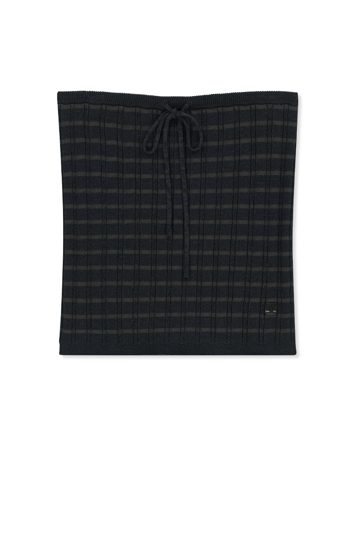 Matin Kim - Stripe Knit Tube Top (Navy) product image 1 | TRAB K-Fashion Australia