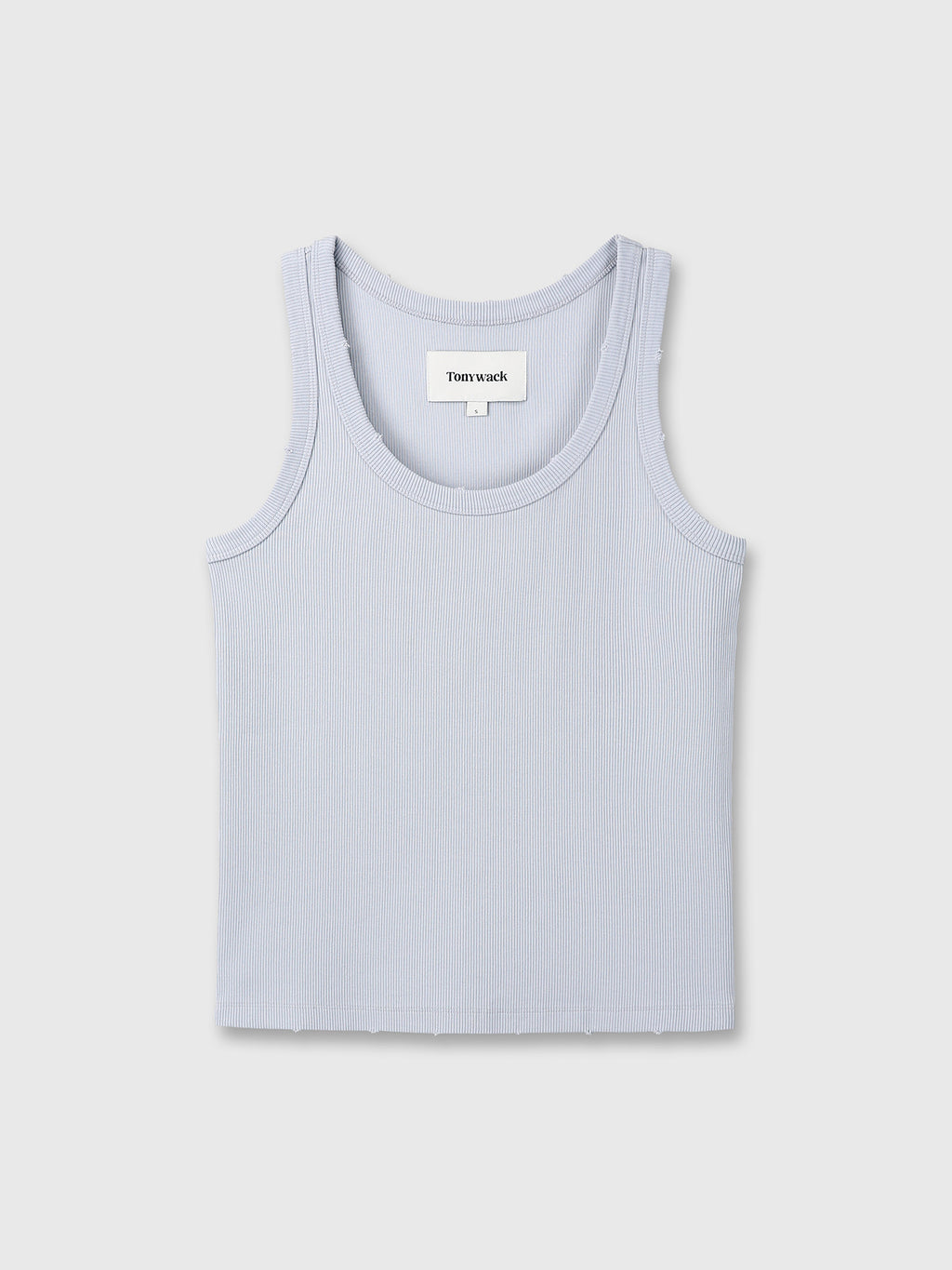 Tonywack - Ribbed Tank Top (Sky) product image 4 | TRAB K-Fashion Australia