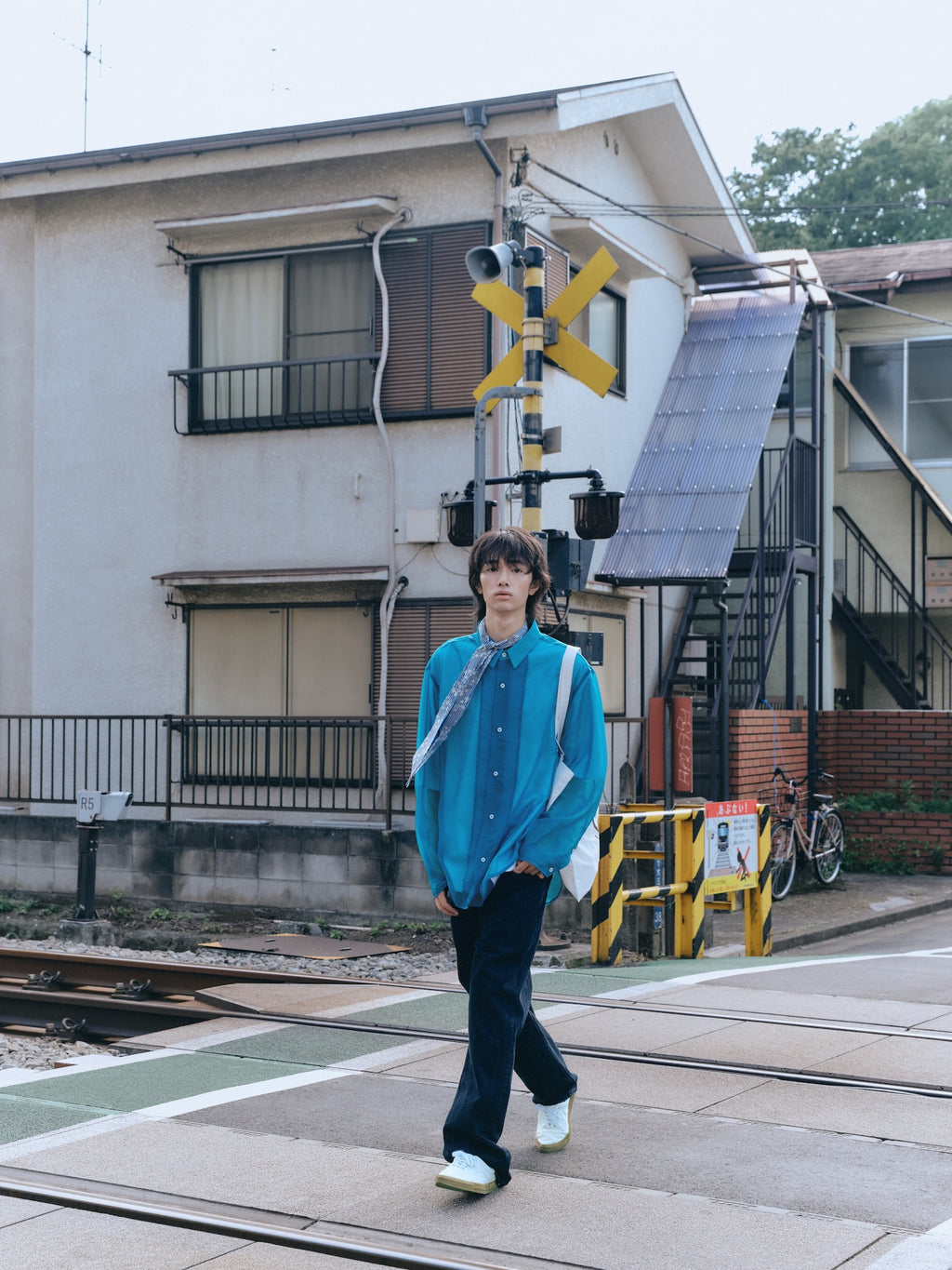 Stu - Sheer Shirt (Blue) product image 15 | TRAB K-Fashion Australia