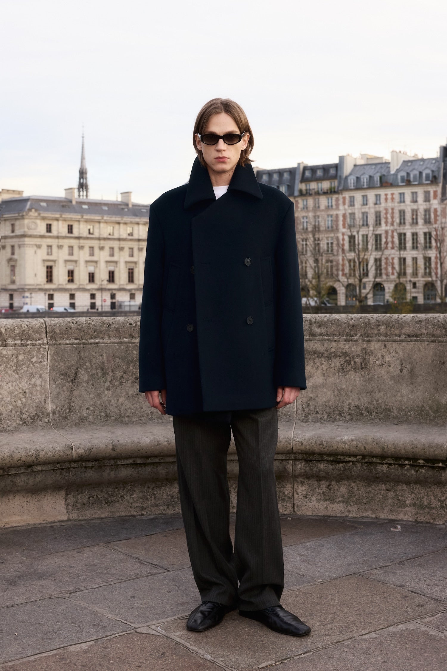 STU - Caban Coat In (Navy) product image 10 | TRAB K-Fashion Australia