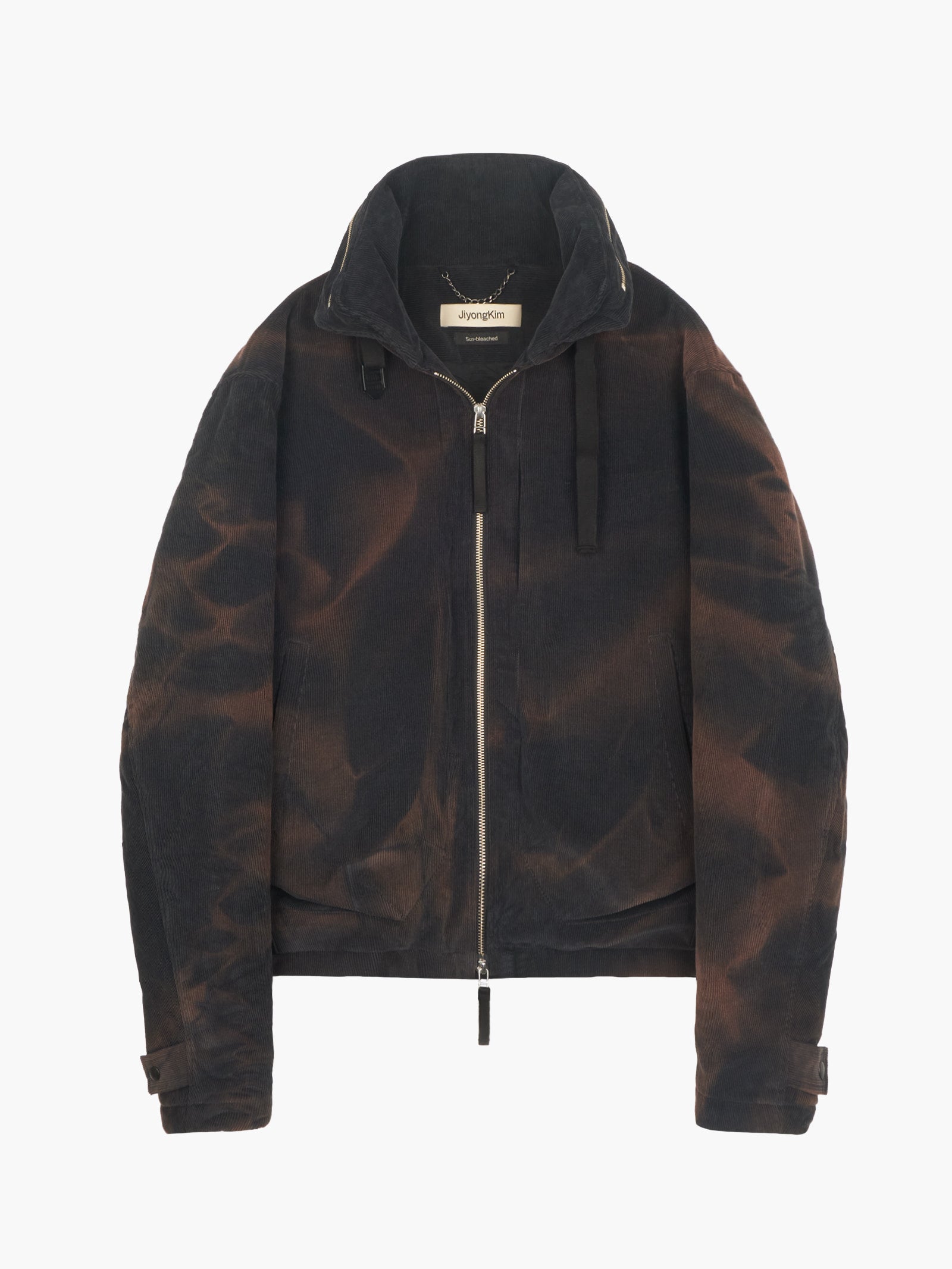 Jiyong Kim - Sun-Bleached Convertible Collar Jacket (Navy) product image 10 | TRAB K-Fashion Australia