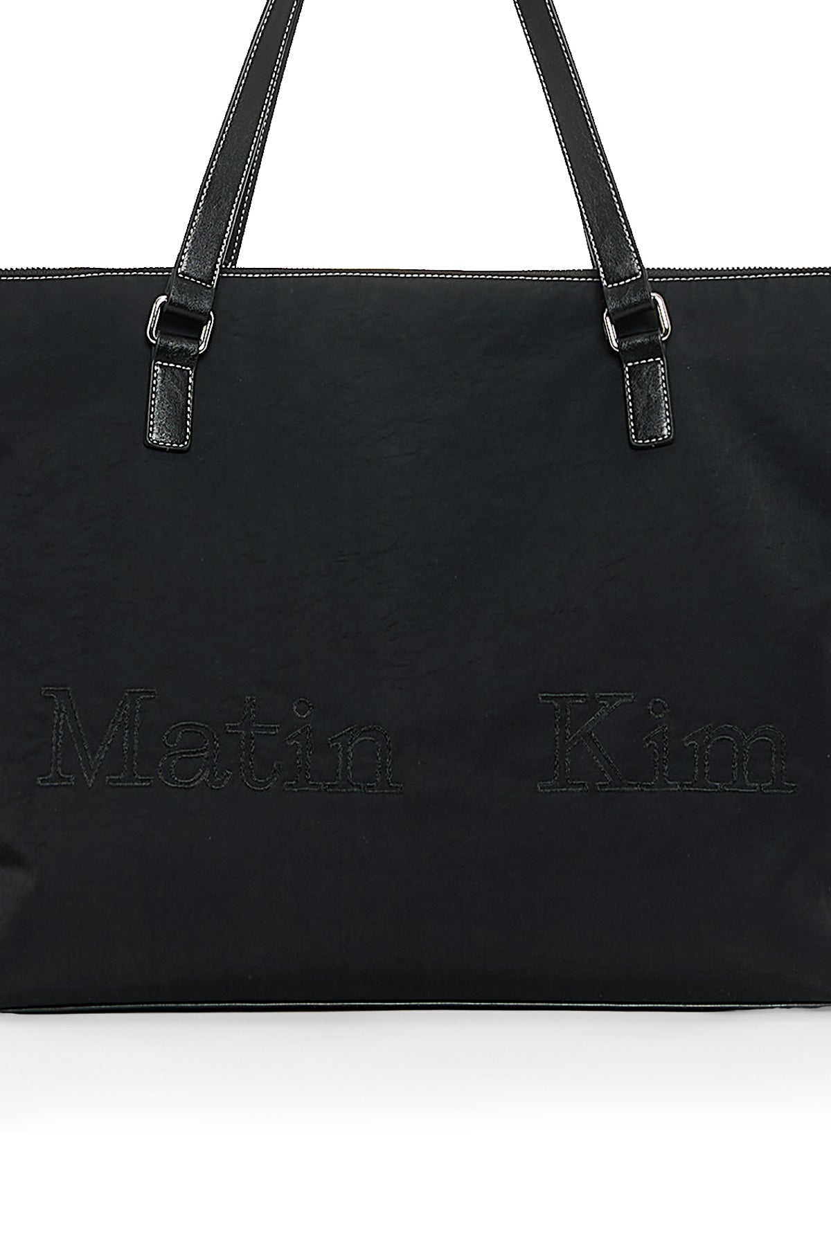 Matin Kim - Matin Logo Stitch Two Way Big Bag (Black) product image 5 | TRAB K-Fashion Australia