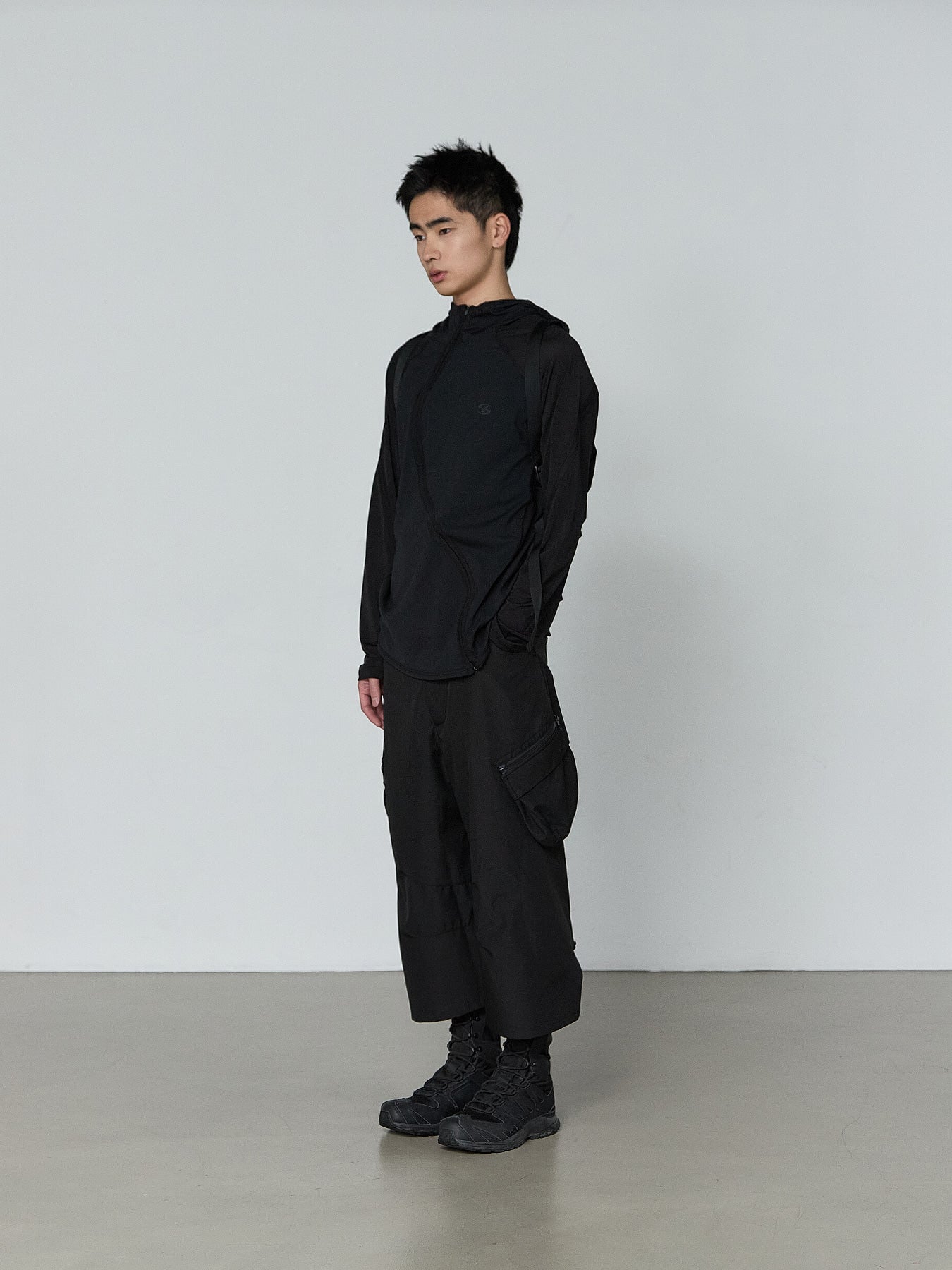 San San Gear - Utility Cargo Pants (Black) product image 1 | TRAB K-Fashion Australia