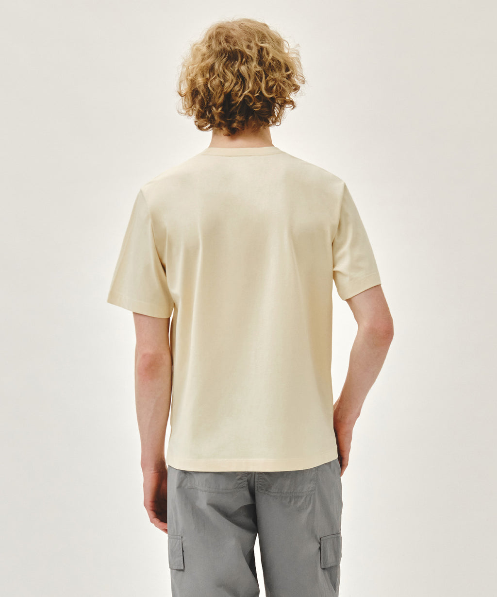 Marithe & Francois Girbaud - Aerocool Small Classic Logo Tee (Beige) product image 3 | TRAB K-Fashion Australia