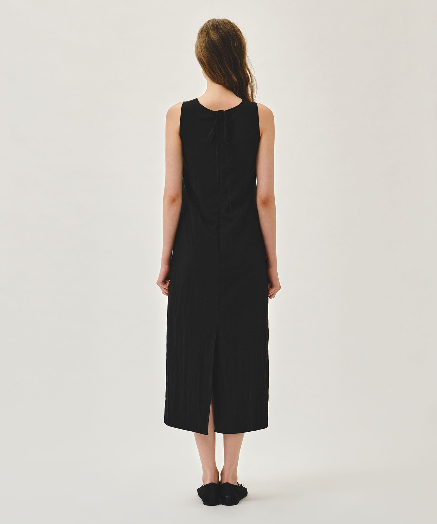 Marithe & Francois Girbaud - Soft Sleeveless Long Dress (Black) product image 3 | TRAB K-Fashion Australia
