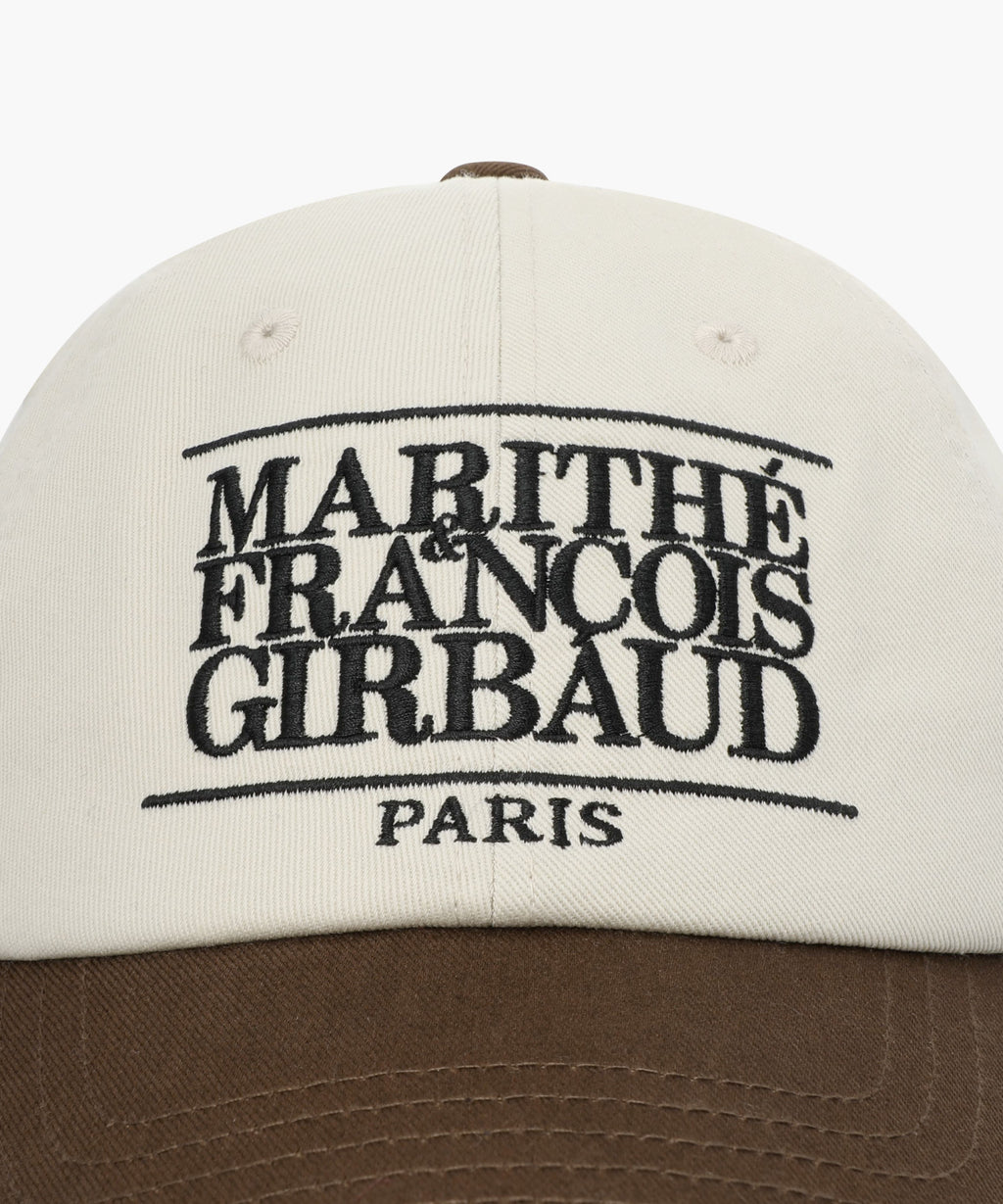 Marithe & Francois Girbaud - Classic Logo 6panel Color Block Cap (Brown) product image 3 | TRAB K-Fashion Australia