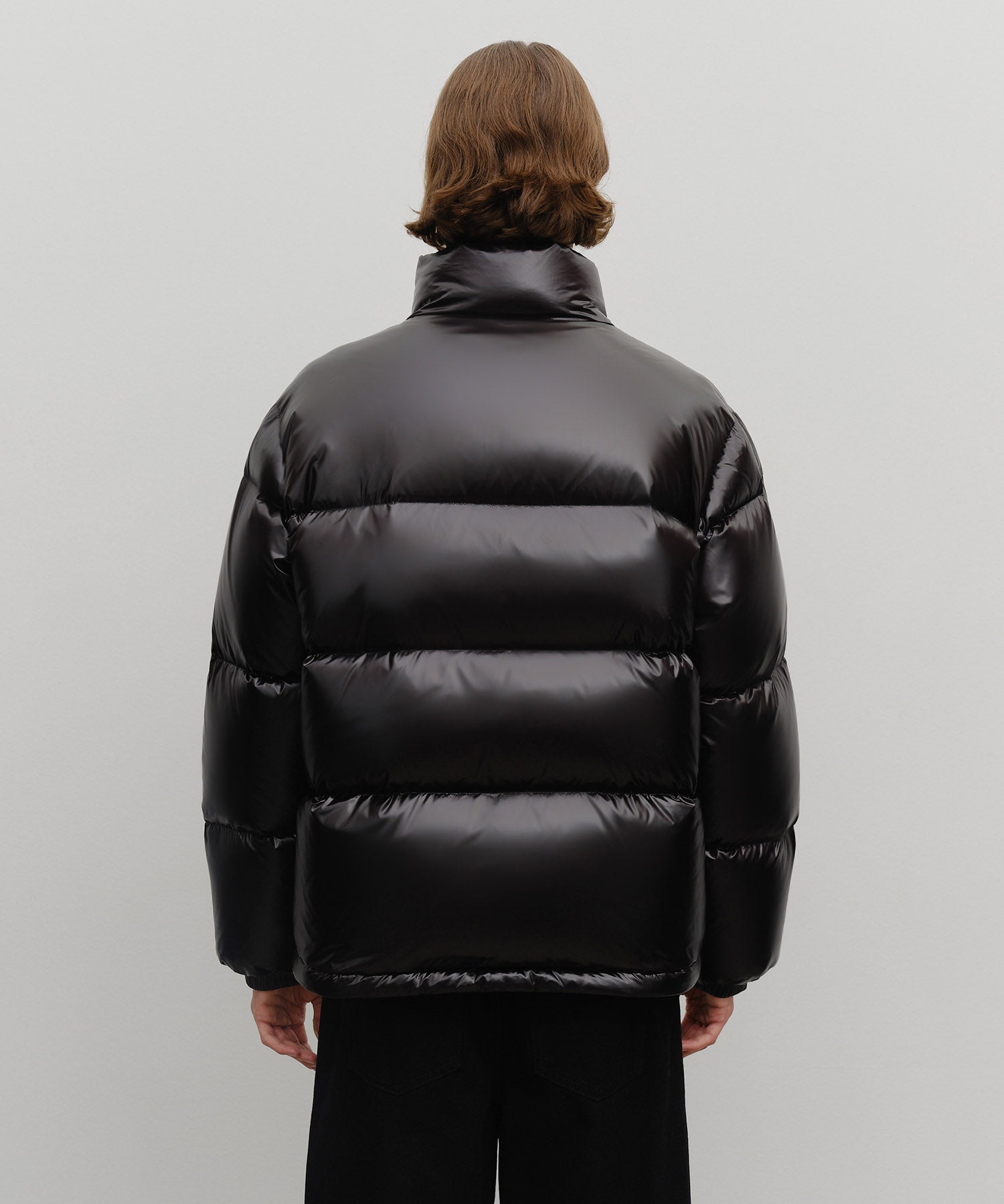 Marithe & Francois Girbaud - Glossy Down Jacket (Black) product image 3 | TRAB K-Fashion Australia