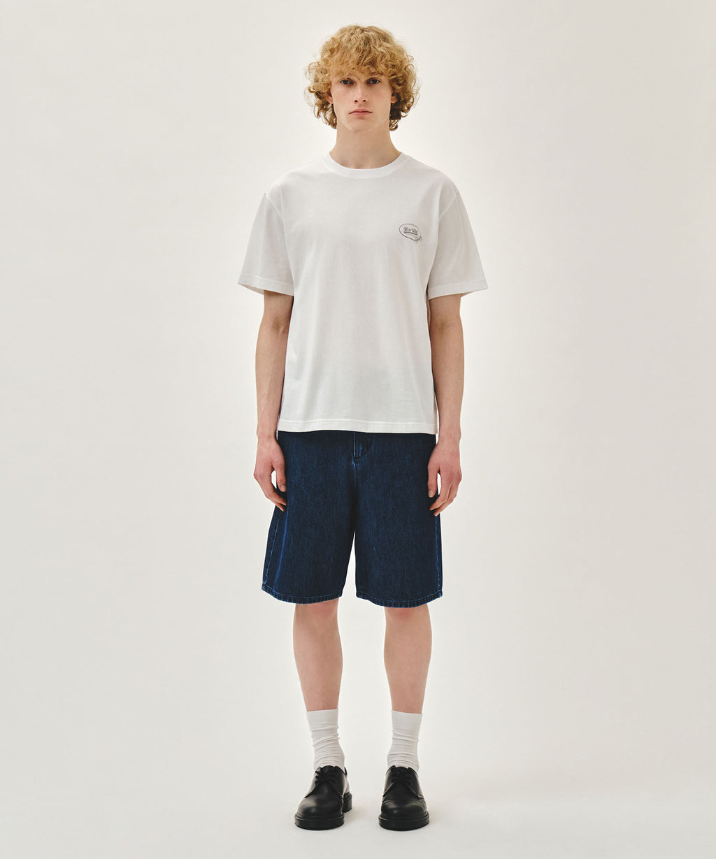 Marithe & Francois Girbaud - Marine Denim Easy Shorts (Blue) product image 3 | TRAB K-Fashion Australia