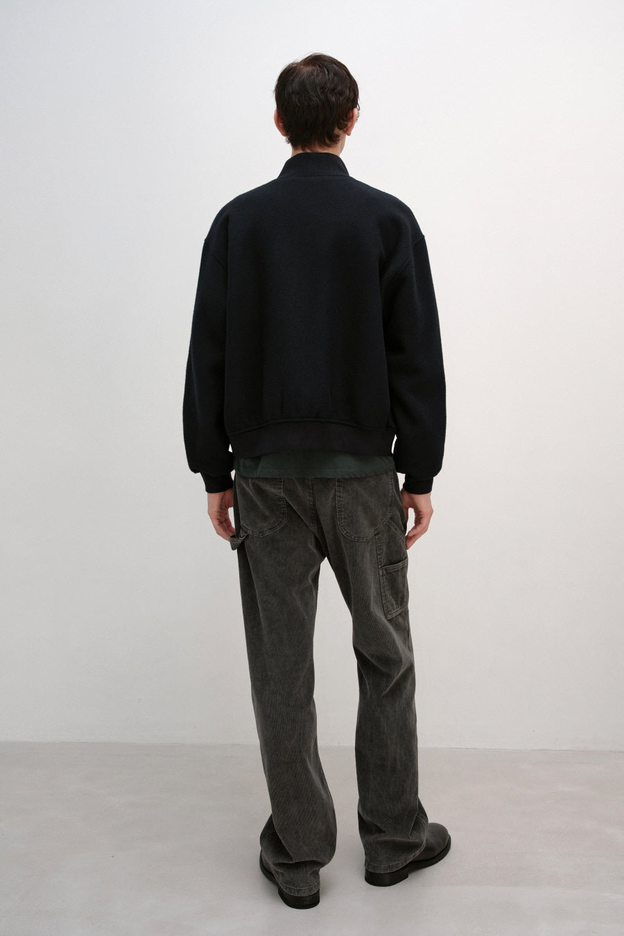 Insilence - Tasmania Wool Tanker Jacket (Black) product image 5 | TRAB K-Fashion Australia