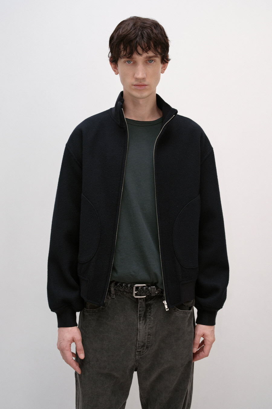 Insilence - Tasmania Wool Tanker Jacket (Black) product image 4 | TRAB K-Fashion Australia