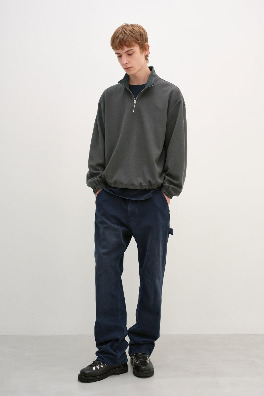 Insilence - Garment-dyed Painter Pants (Navy) product image 2 | TRAB K-Fashion Australia