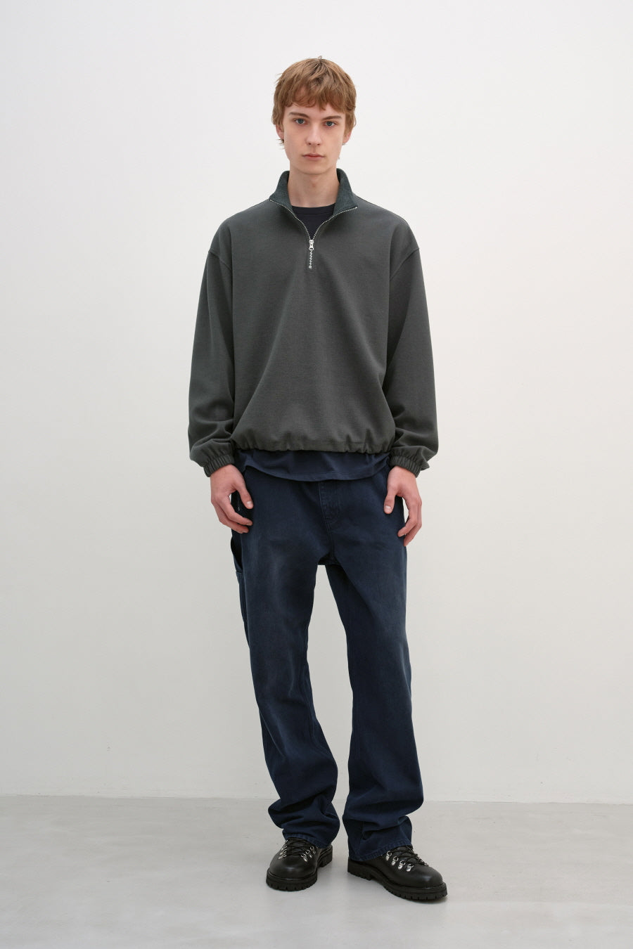 Insilence - Garment-dyed Painter Pants (Navy) product image 1 | TRAB K-Fashion Australia