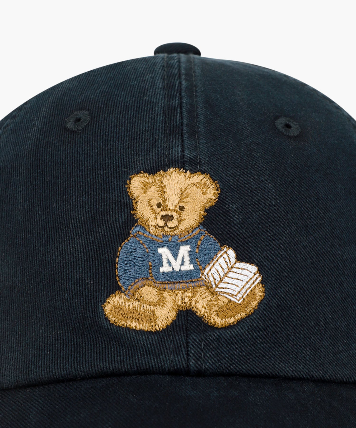 Marithe & Francois Girbaud - Reading Club Doodle Bear Cap (Navy) product image 3 | TRAB K-Fashion Australia