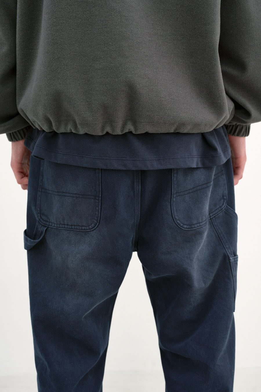 Insilence - Garment-dyed Painter Pants (Navy) product image 4 | TRAB K-Fashion Australia