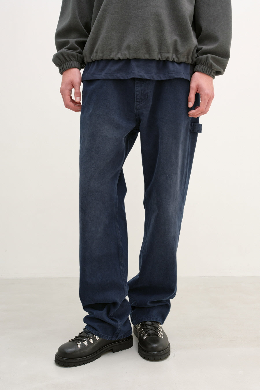 Insilence - Garment-dyed Painter Pants (Navy) product image 3 | TRAB K-Fashion Australia