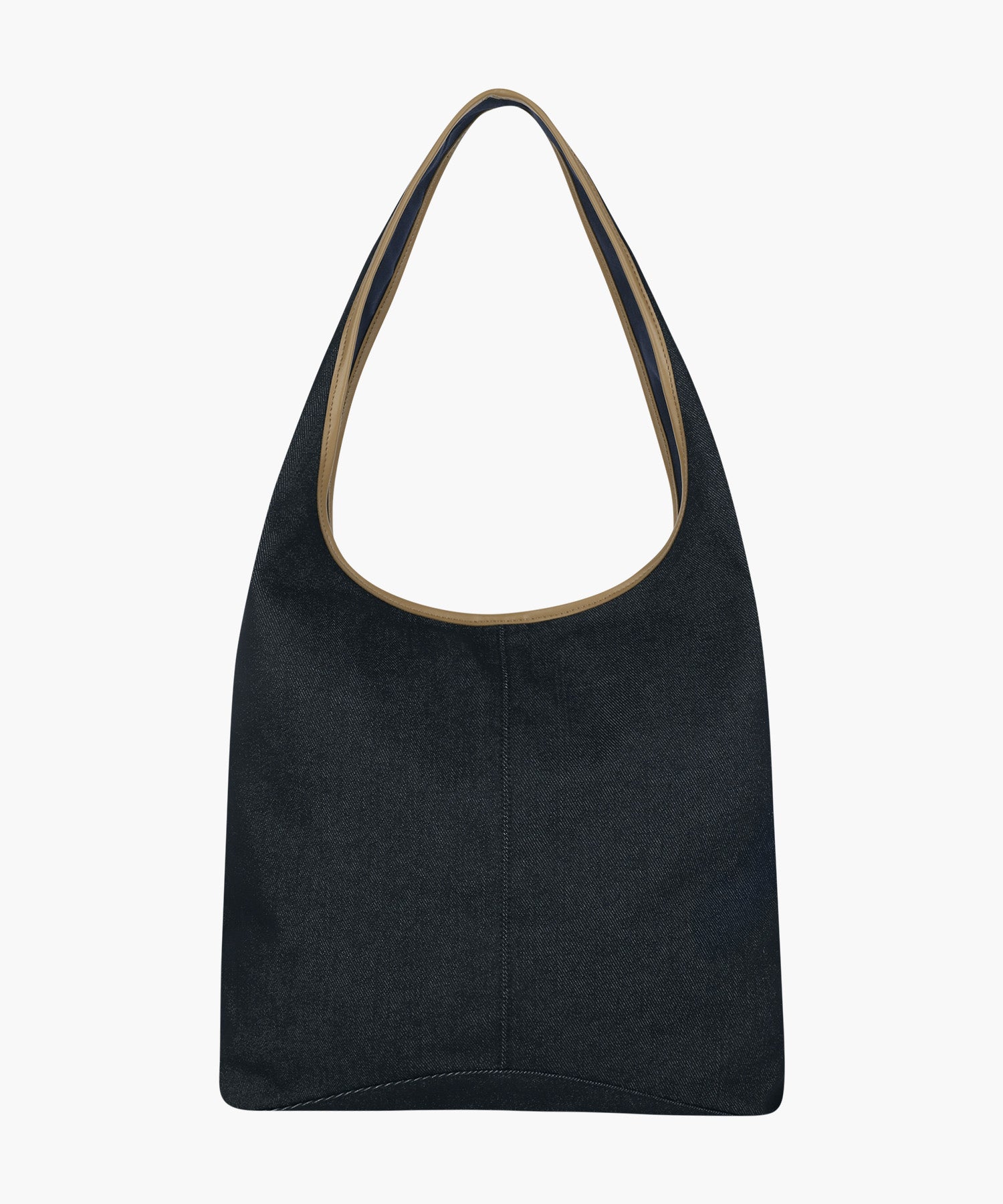 Marithe & Francois Girbaud - Classic Logo One Shoulder Bucket Bag (Dark Blue) product image 3 | TRAB K-Fashion Australia