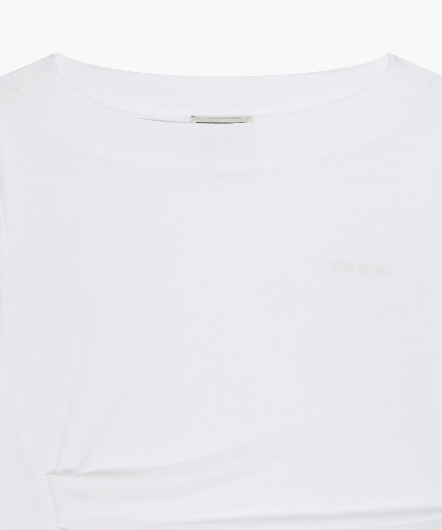 Marithe & Francois Girbaud - Waist Shirring Tee (White) product image 3 | TRAB K-Fashion Australia