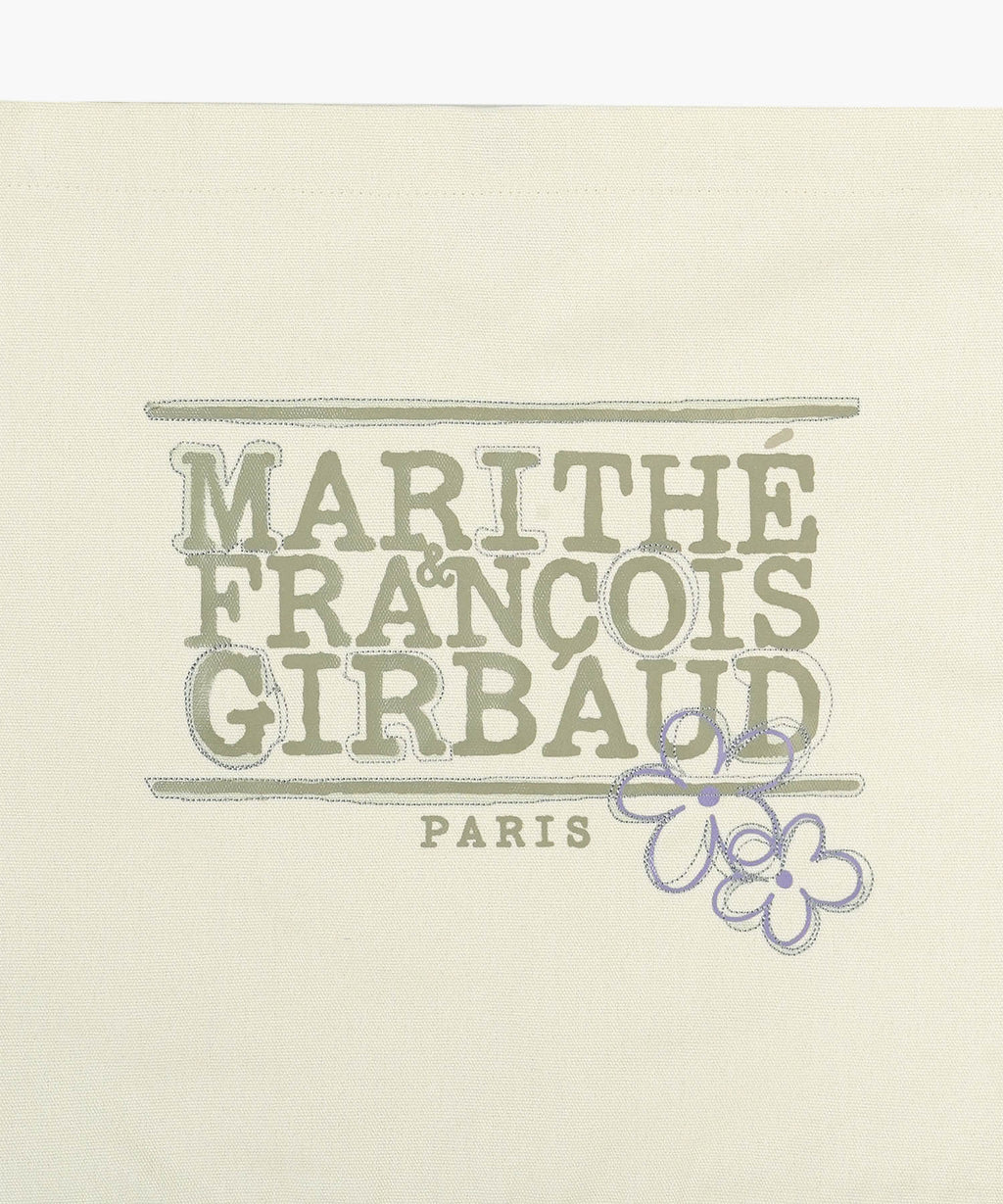 Marithe & Francois Girbaud - Flower Classic Logo One Shoulder Eco Bag (Cream) product image 3 | TRAB K-Fashion Australia