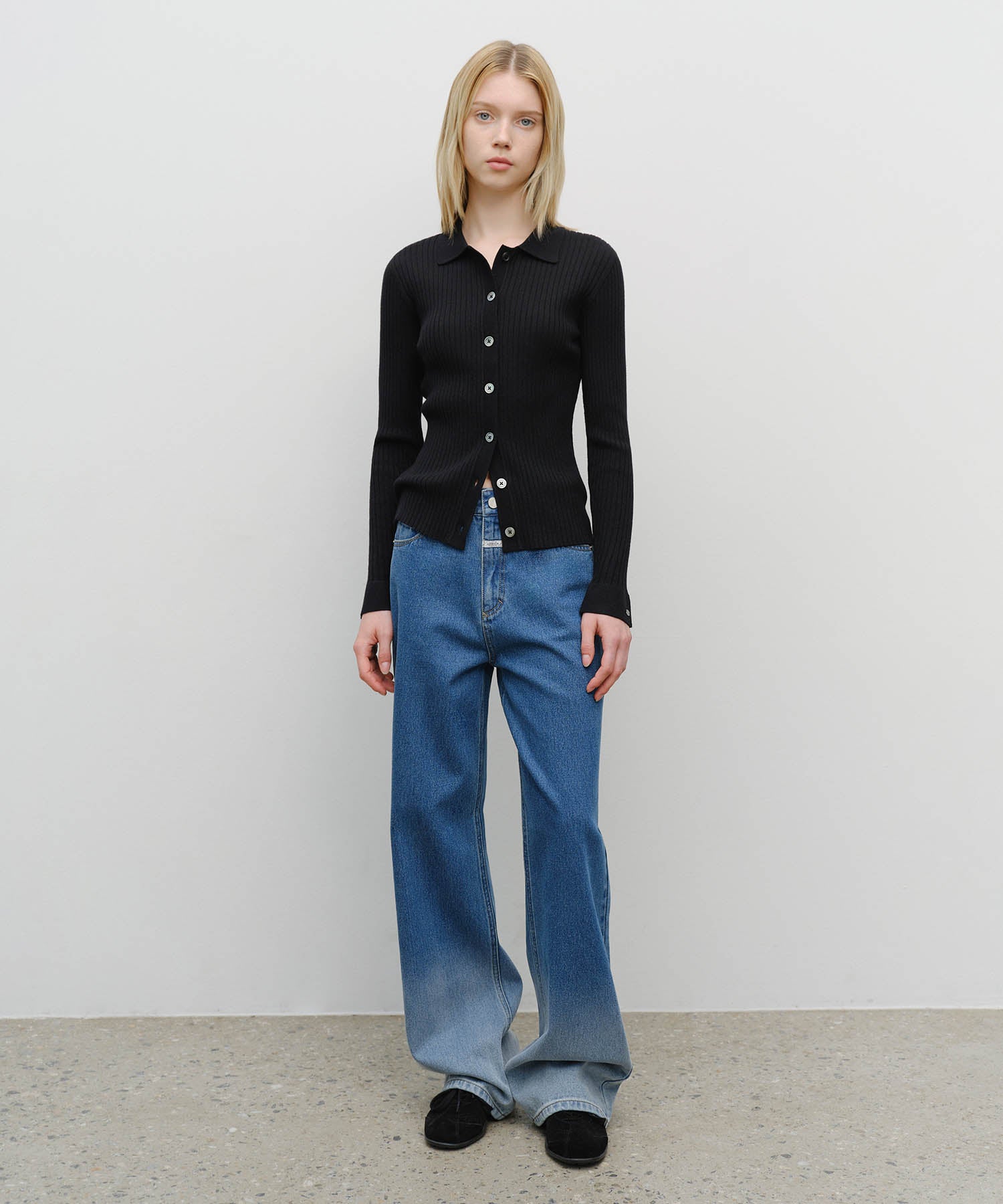 Marithe & Francois Girbaud - Gradation Denim Pants (Blue) product image 6 | TRAB K-Fashion Australia