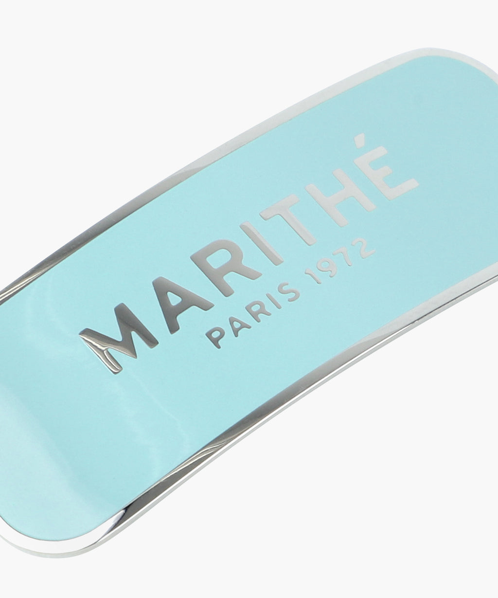 Marithe & Francois Girbaud - Regular Logo Enamel Hair Pin (Sky Blue) product image 5 | TRAB K-Fashion Australia