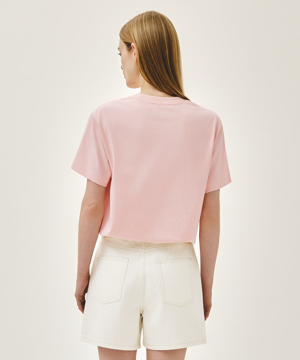 Marithe & Francois Girbaud - Aerocool Small Classic Logo Tee (Pink) product image 3 | TRAB K-Fashion Australia
