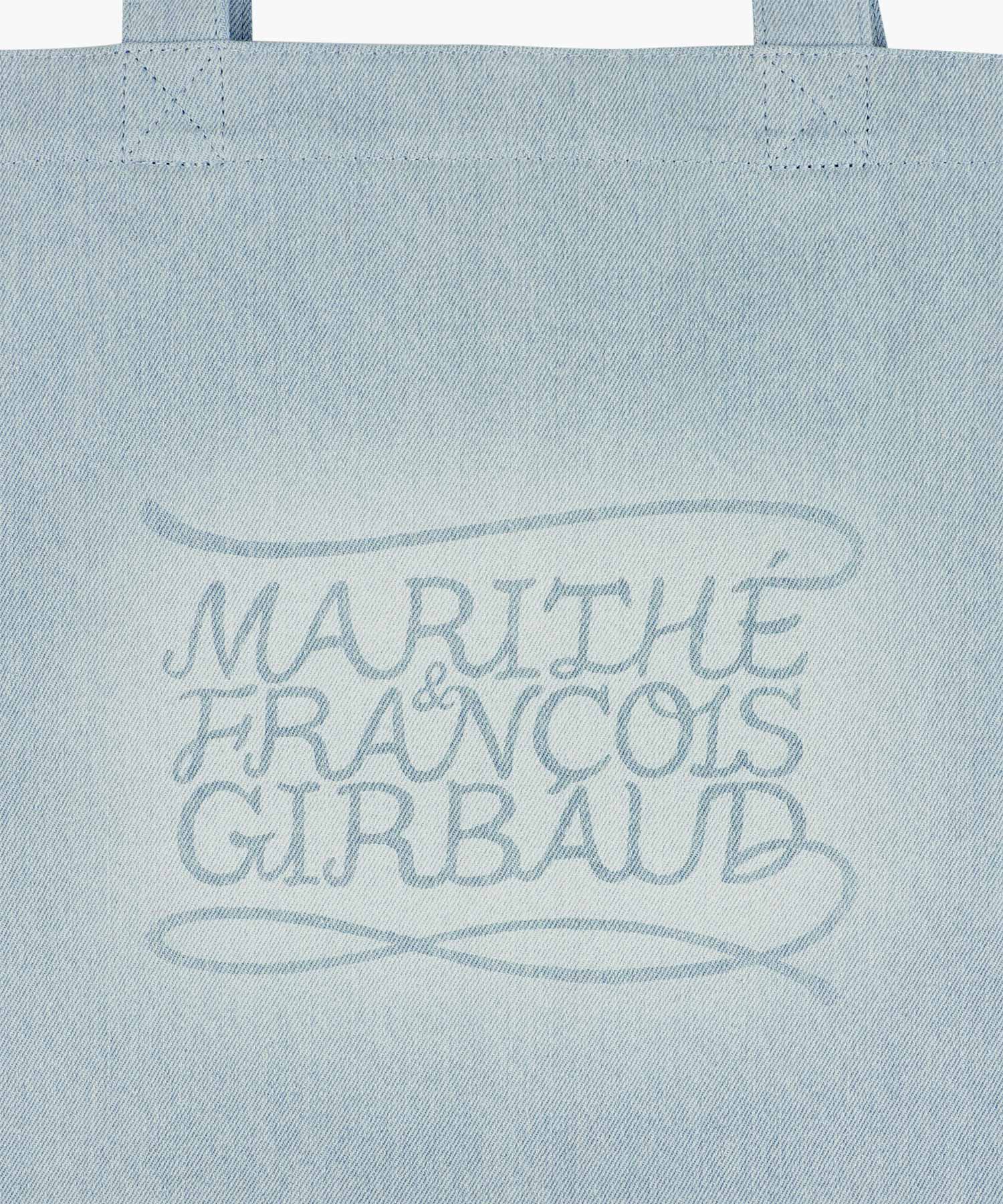 Marithe & Francois Girbaud - Drawing Classic Logo Denim Eco Bag (Light Blue) product image 3 | TRAB K-Fashion Australia