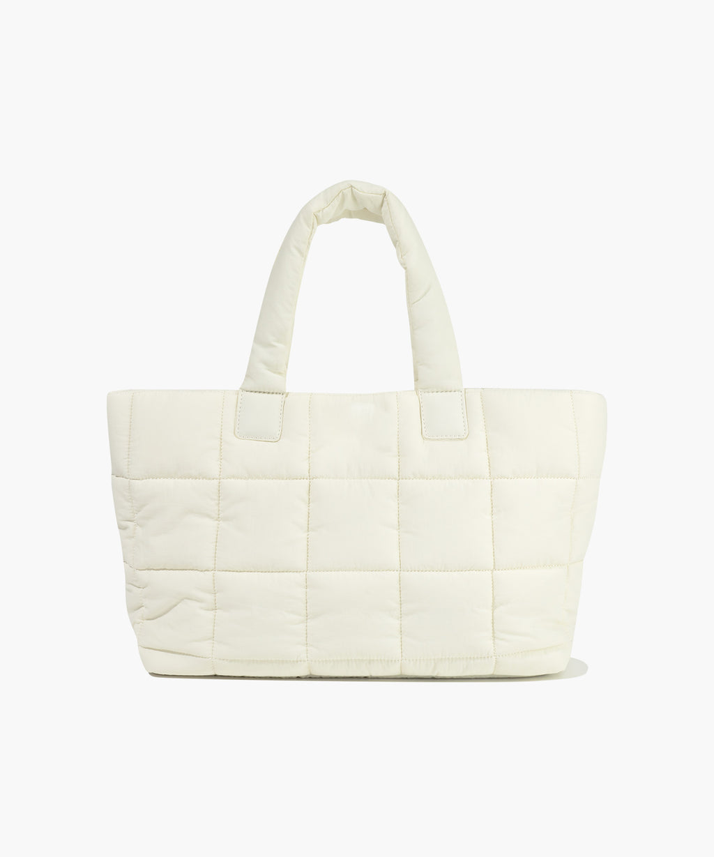 Marithe & Francois Girbaud - Classic Logo Padding Tote Bag (Ivory) product image 3 | TRAB K-Fashion Australia