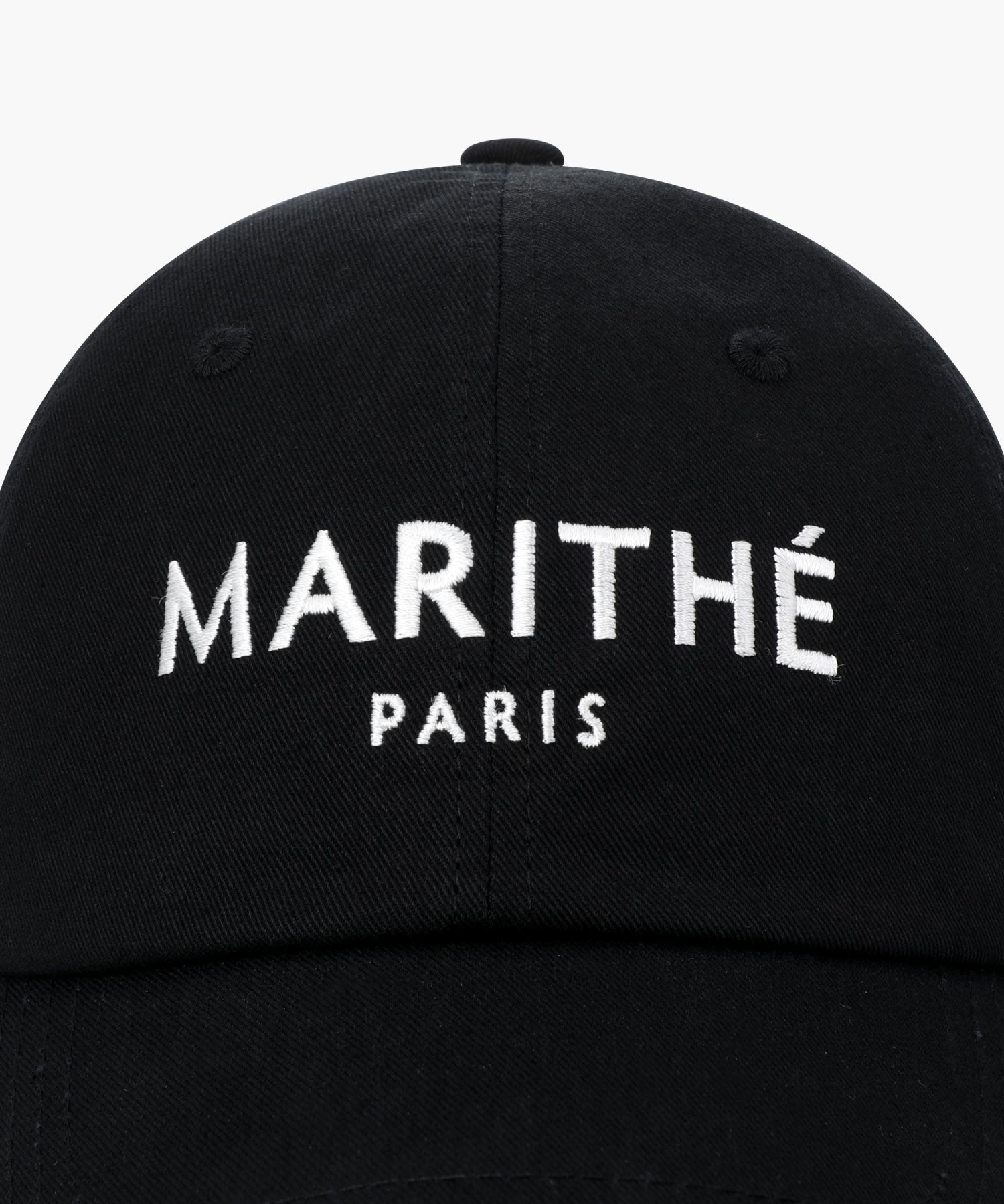 Marithe & Francois Girbaud - Regular Logo Covered Cap (Black) product image 3 | TRAB K-Fashion Australia