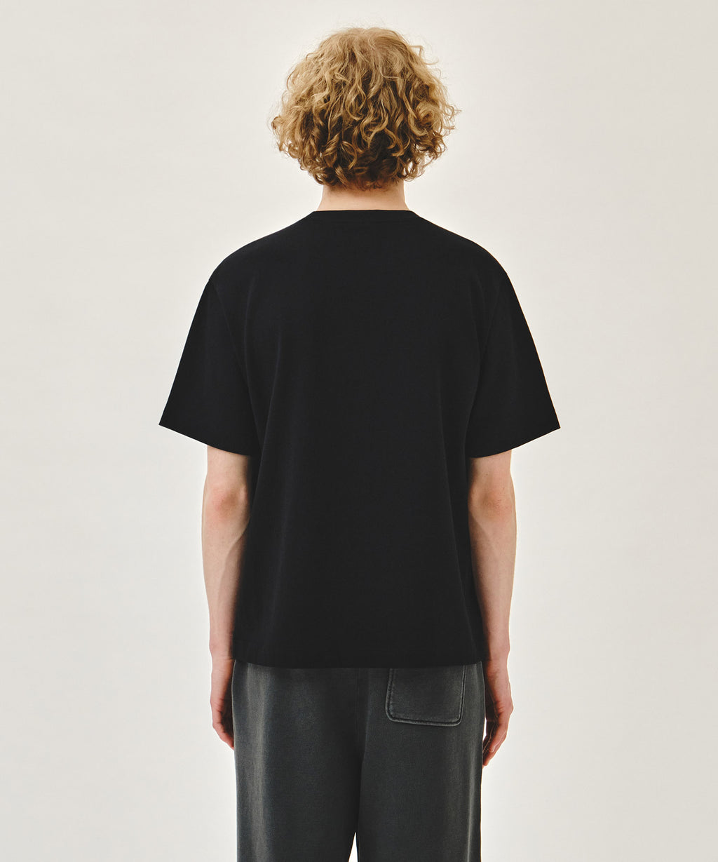 Marithe & Francois Girbaud - Embo Small Regular Logo Tee (Black) product image 3 | TRAB K-Fashion Australia