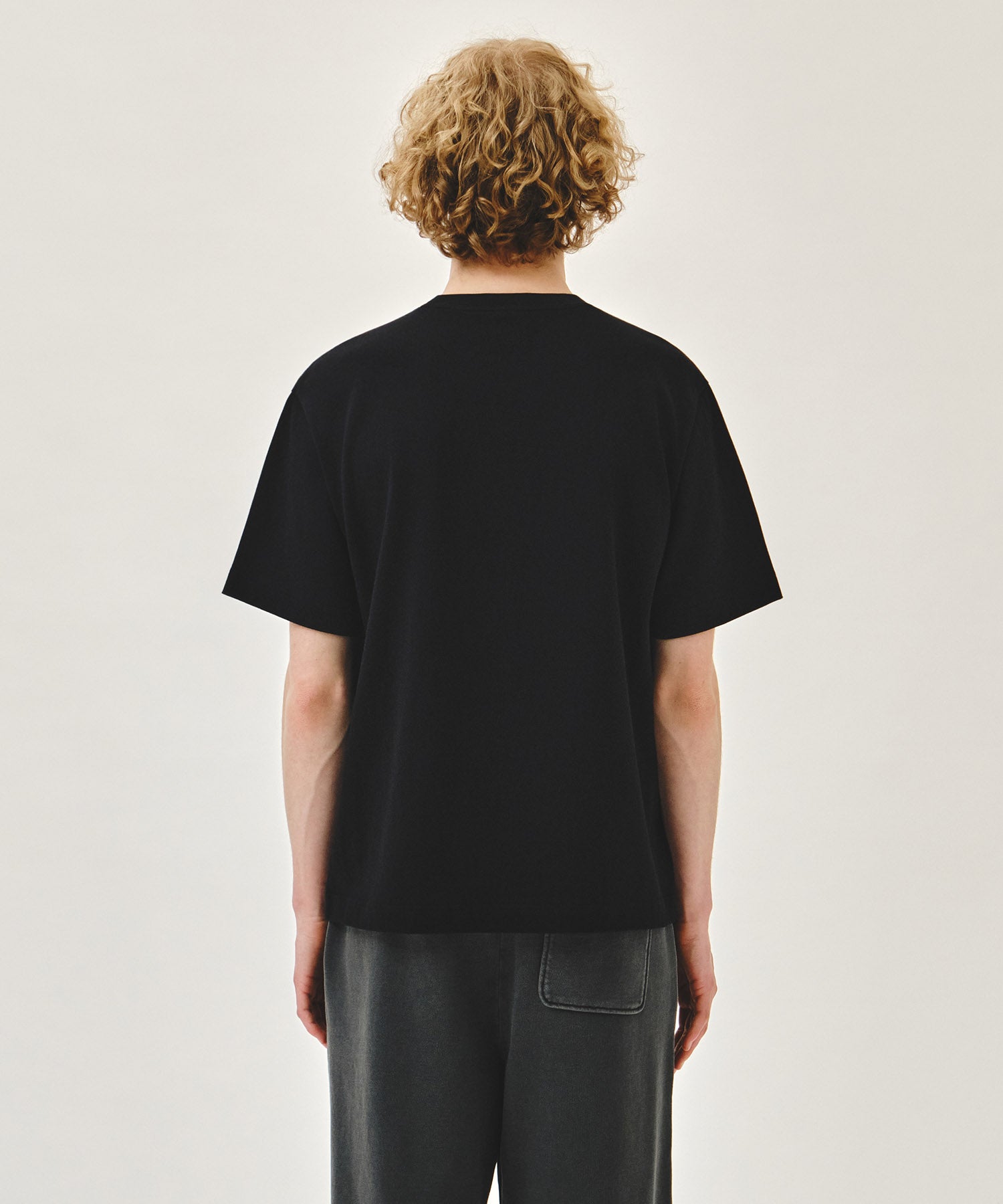 Marithe & Francois Girbaud - Embo Small Regular Logo Tee (Black) product image 3 | TRAB K-Fashion Australia
