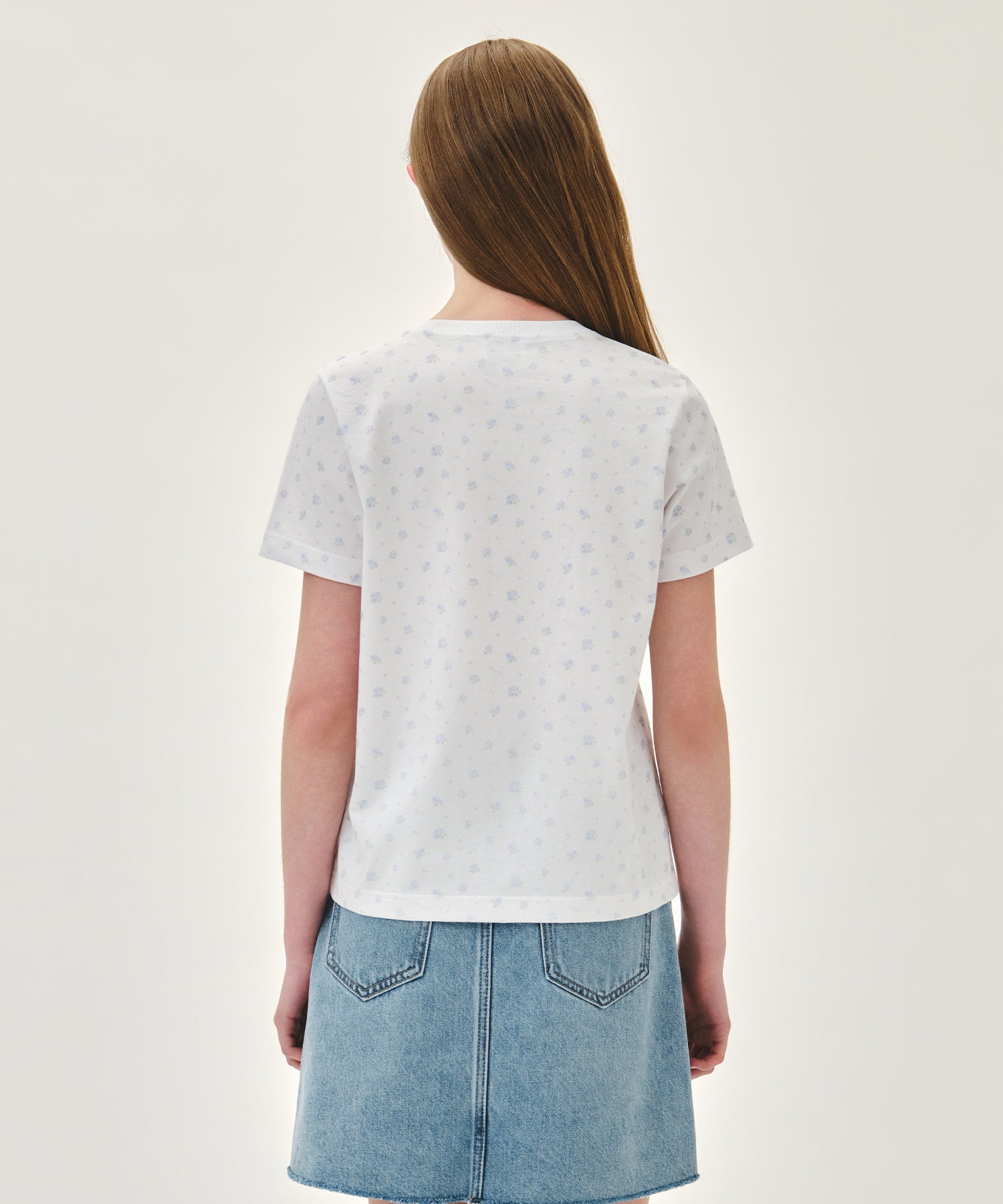 Marithe & Francois Girbaud - [Pre-order – Ships 23 Jun] Classic Logo Tee (Flower) product image 3 | TRAB K-Fashion Australia