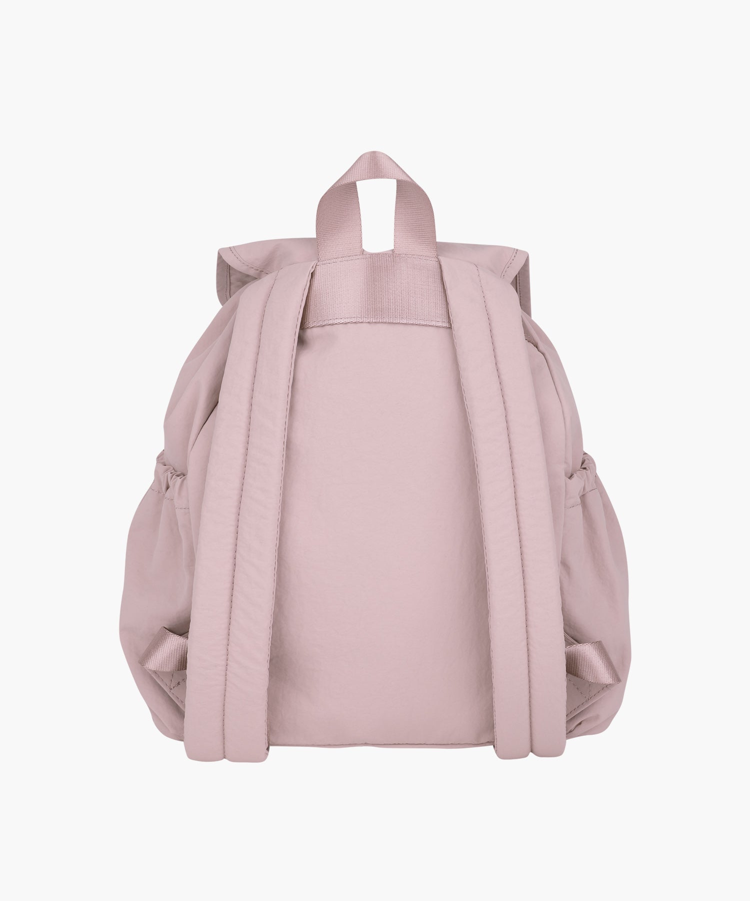 Marithe & Francois Girbaud - Classic Logo Stopper Pocket Backpack (Gray Pink) product image 3 | TRAB K-Fashion Australia