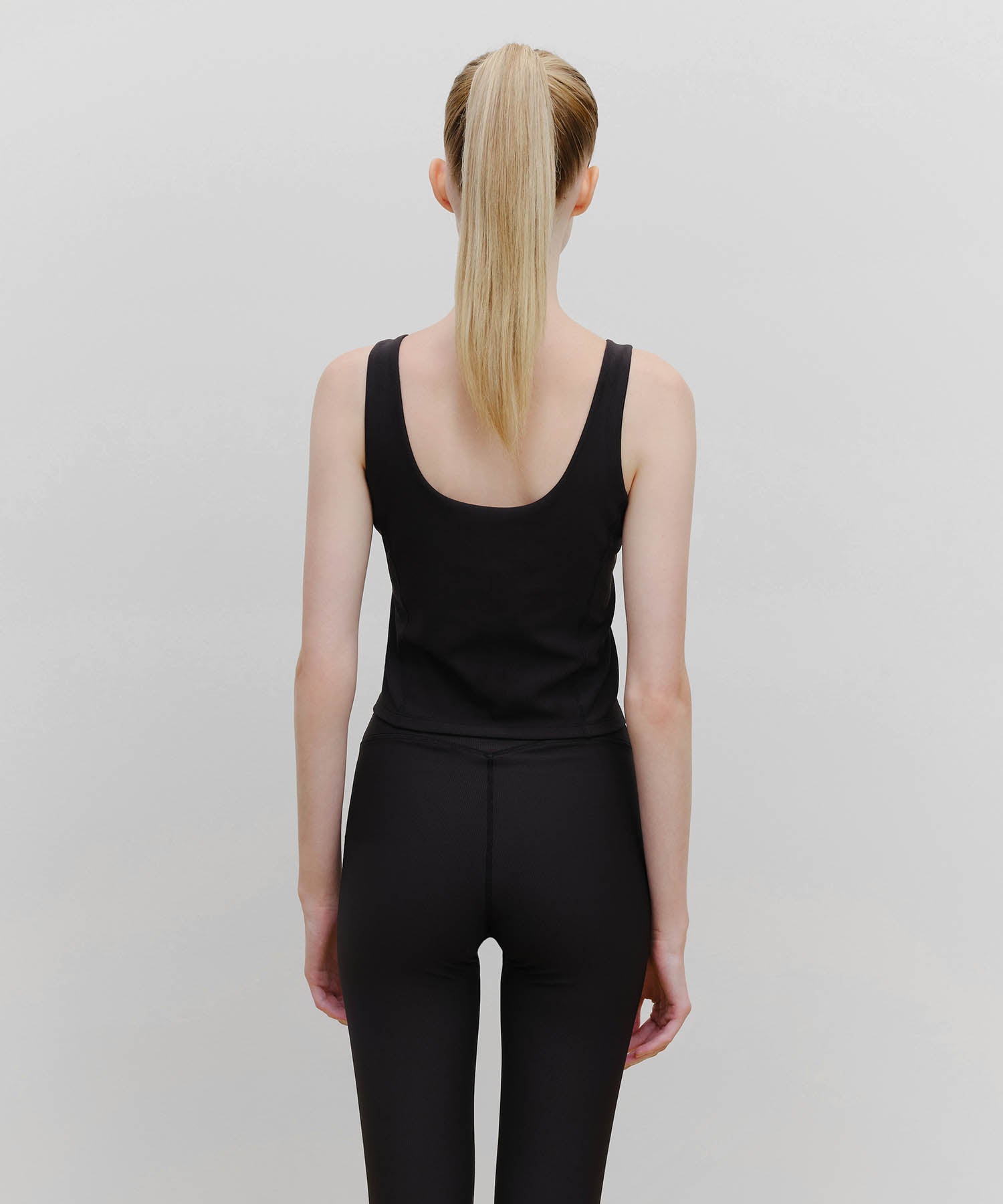 Marithe & Francois Girbaud - Marithe Sport W Classic Logo Bra Tank (Black) product image 3 | TRAB K-Fashion Australia
