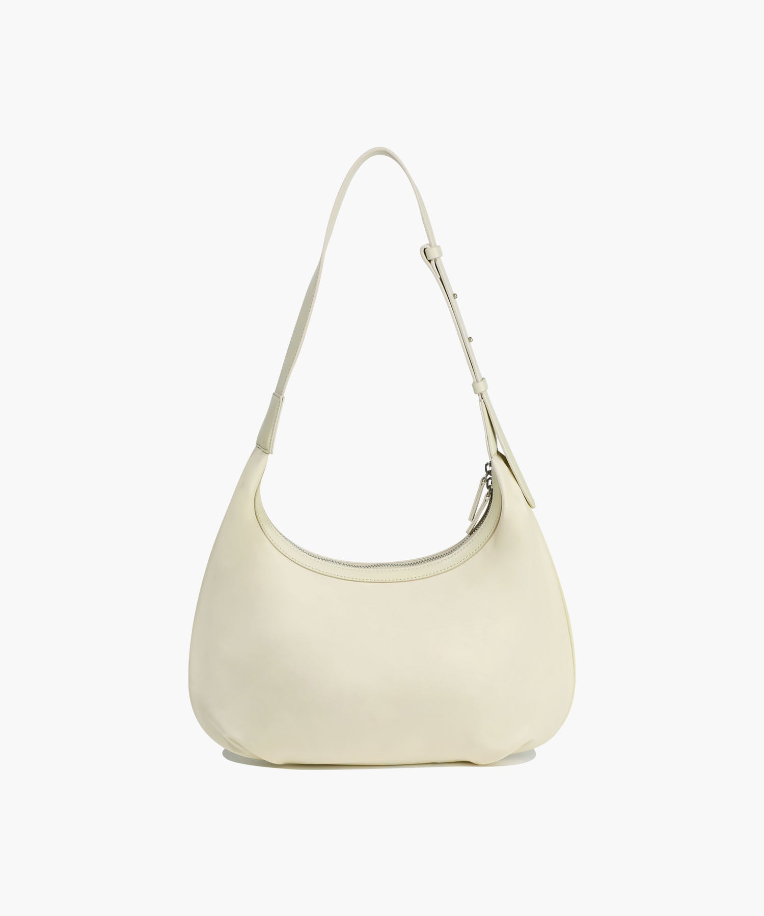 Marithe & Francois Girbaud - Classic Logo Round Shoulder Bag (Light Beige) product image 3 | TRAB K-Fashion Australia